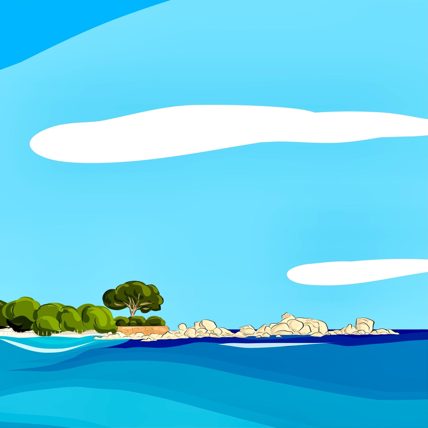 Dessine - moi le pin parasol - The Corsicaner