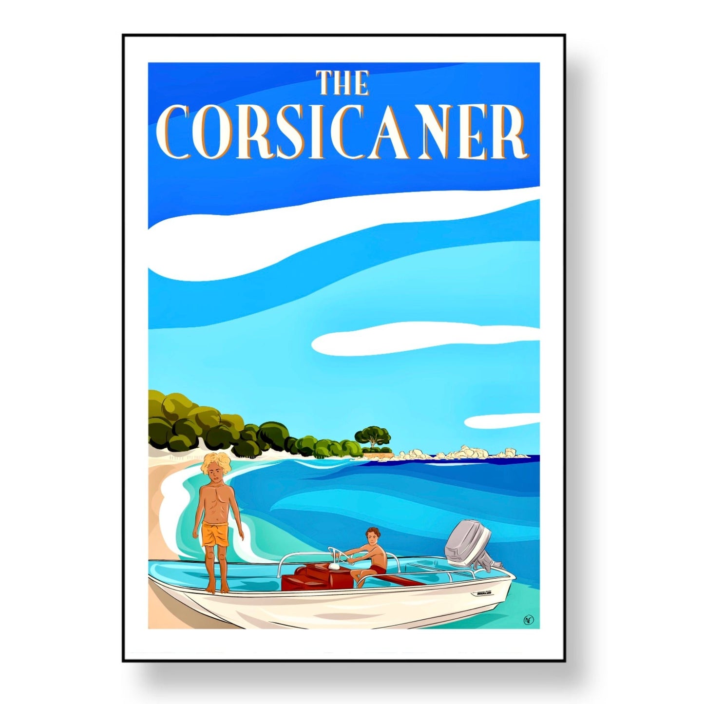 Dessine - moi le pin parasol - The Corsicaner