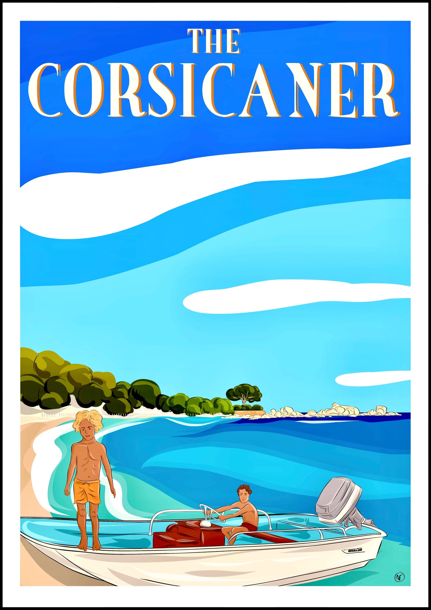 Dessine - moi le pin parasol - The Corsicaner