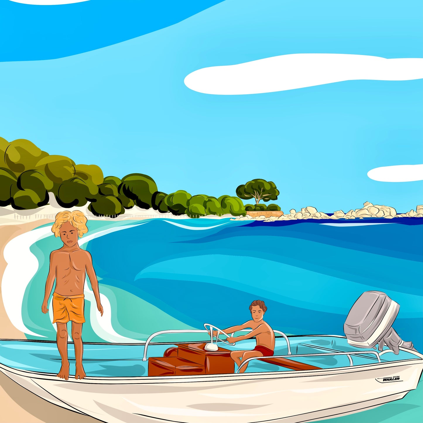 Dessine - moi le pin parasol - The Corsicaner