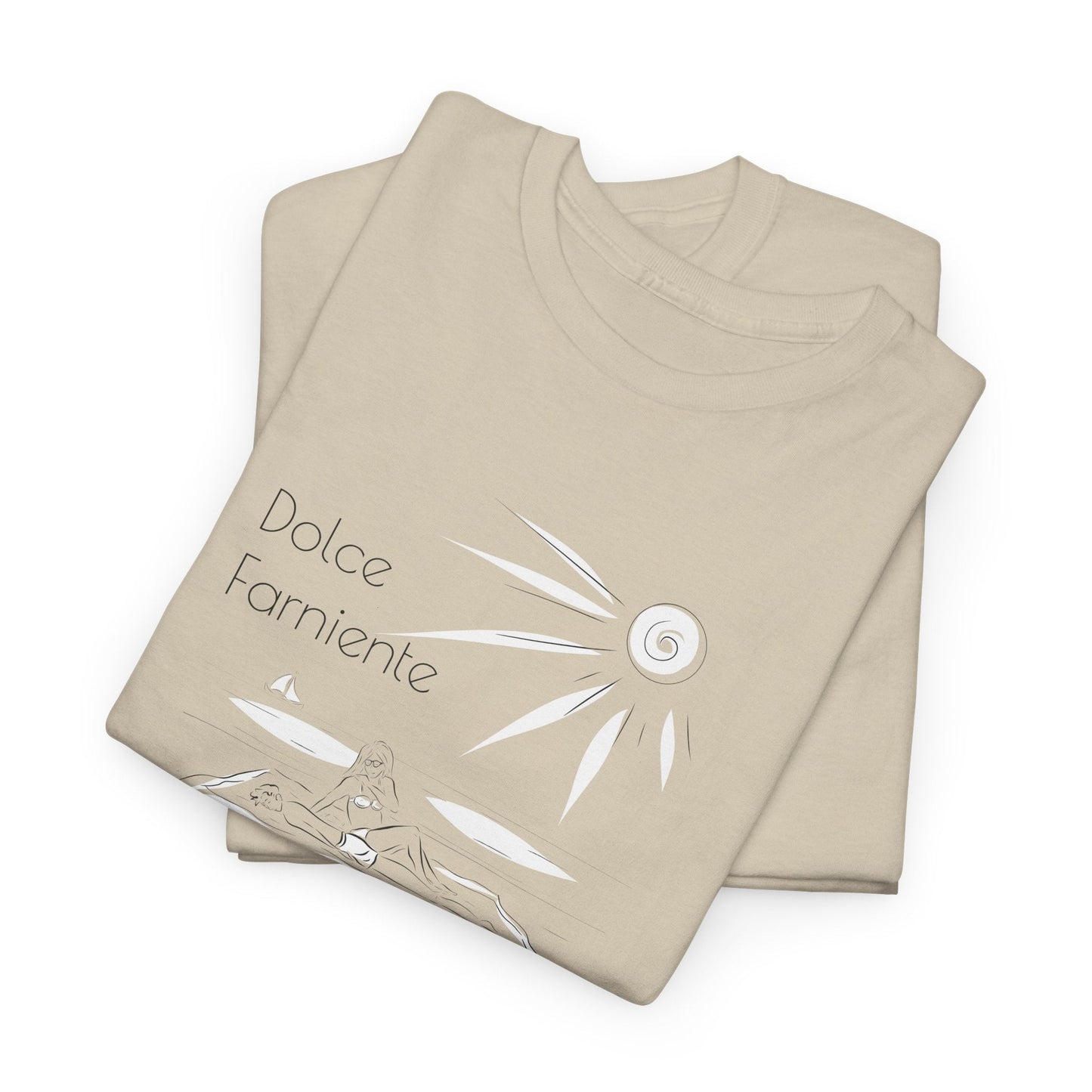 "Dolce Farniente" T-shirt unisexe 100% coton éco - responsable - The Corsicaner