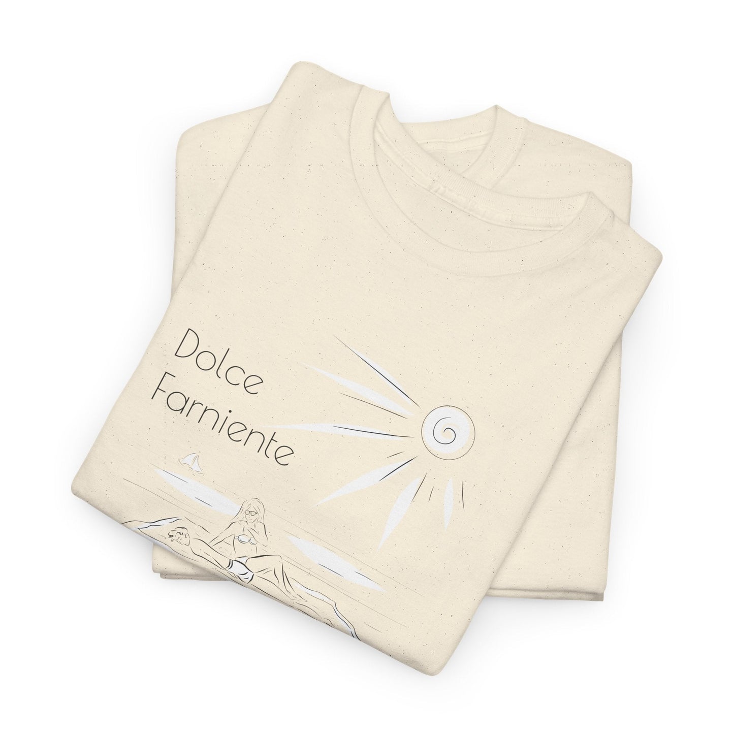 "Dolce Farniente" T-shirt unisexe 100% coton éco - responsable - The Corsicaner