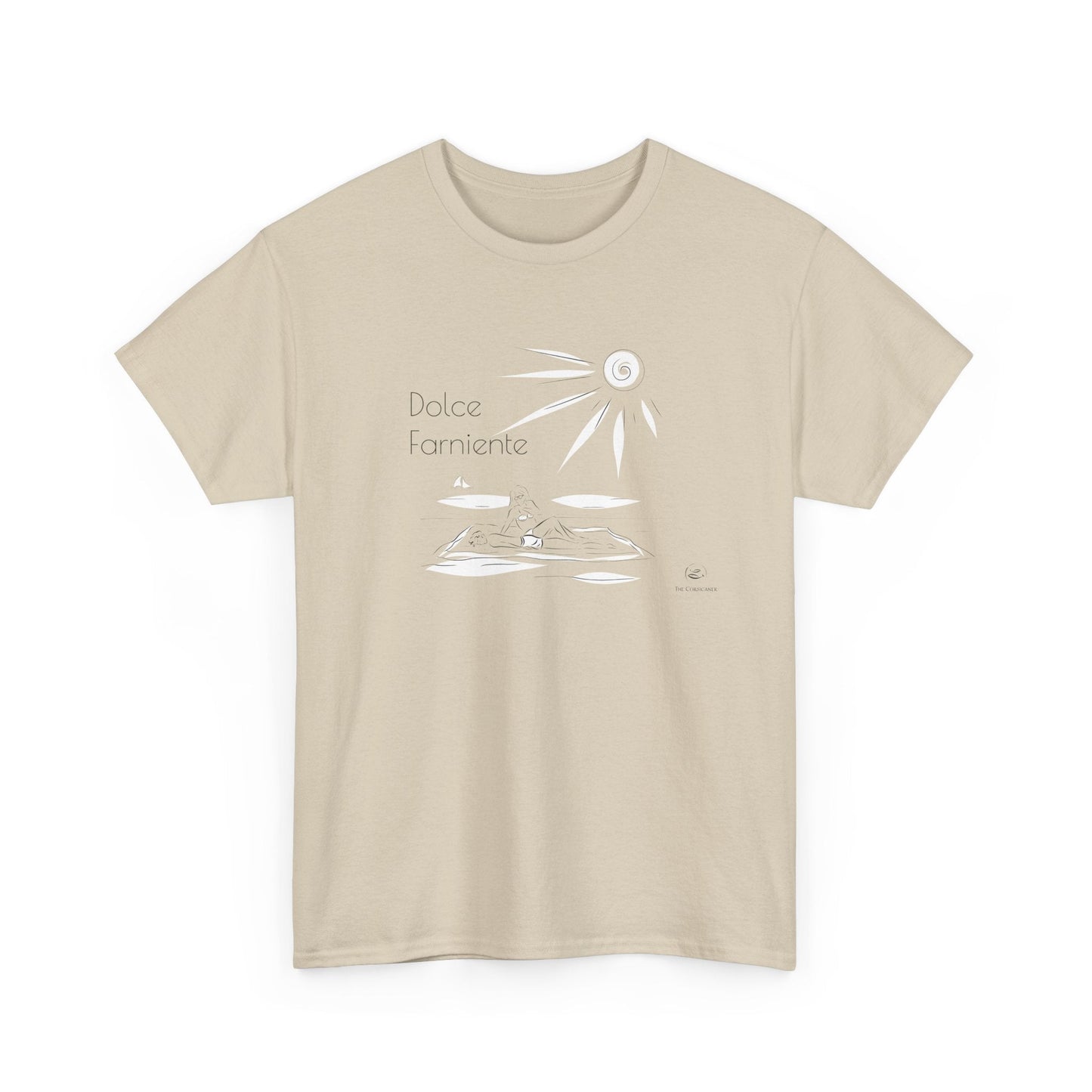 "Dolce Farniente" T-shirt unisexe 100% coton éco - responsable - The Corsicaner