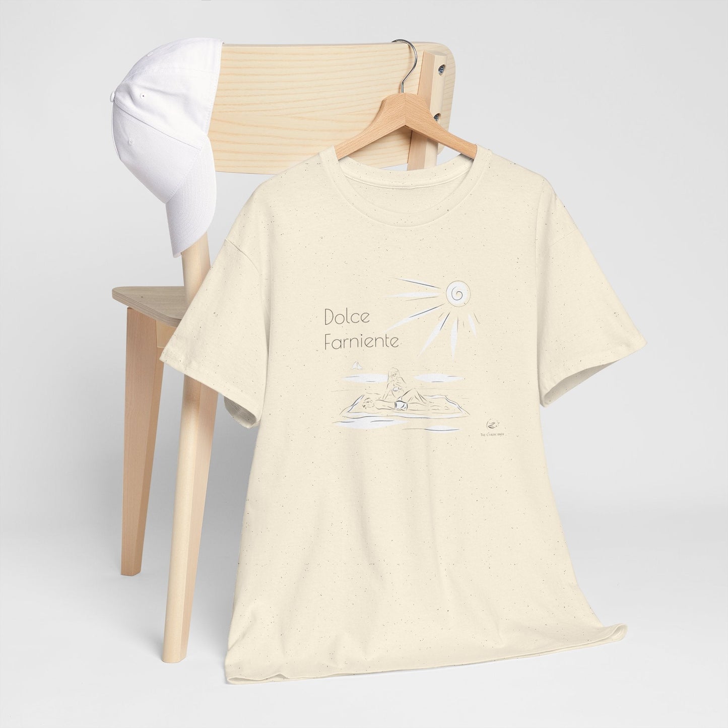"Dolce Farniente" T-shirt unisexe 100% coton éco - responsable - The Corsicaner