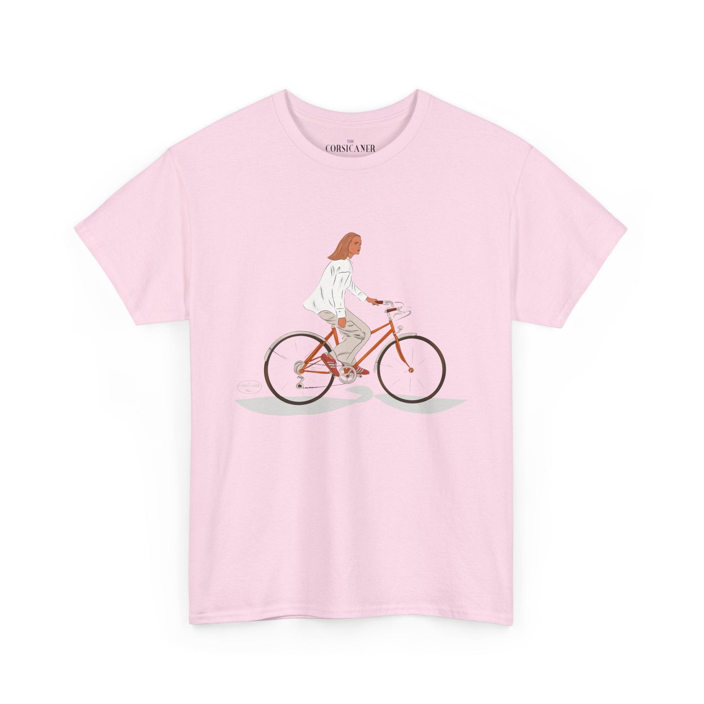 "La bicyclette" - T-shirt unisexe 100% coton éco - responsable - The Corsicaner