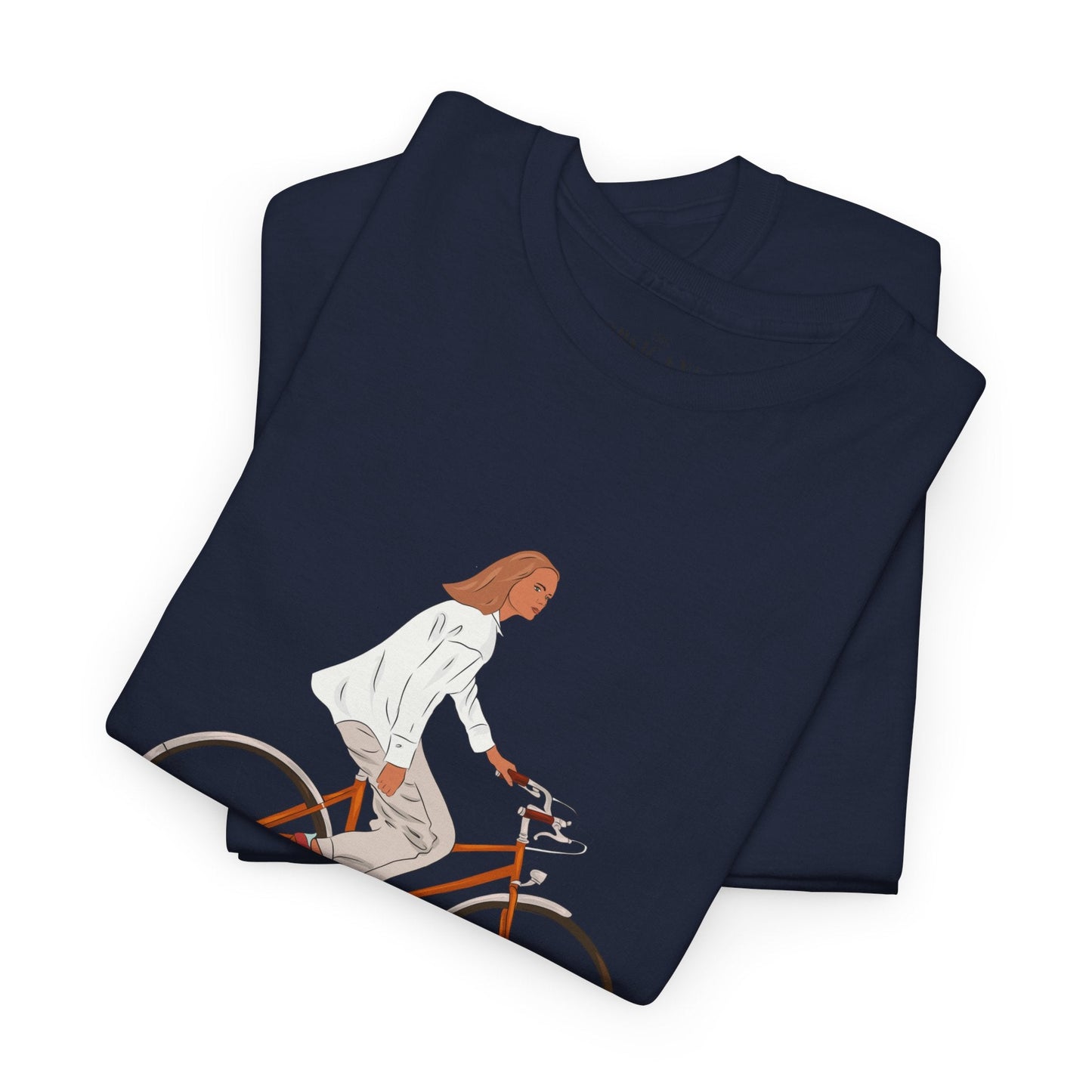"La bicyclette" - T-shirt unisexe 100% coton éco - responsable - The Corsicaner