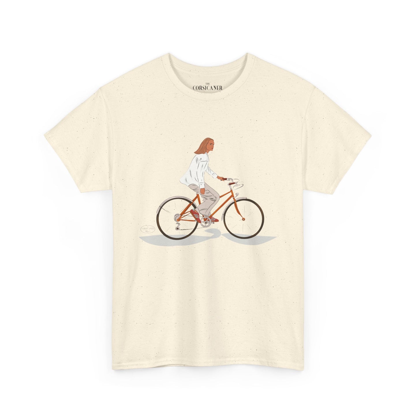 "La bicyclette" - T-shirt unisexe 100% coton éco - responsable - The Corsicaner