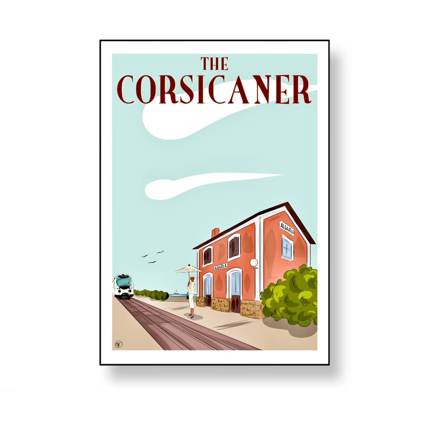 L’attente (tirage d’art - art print) - The Corsicaner