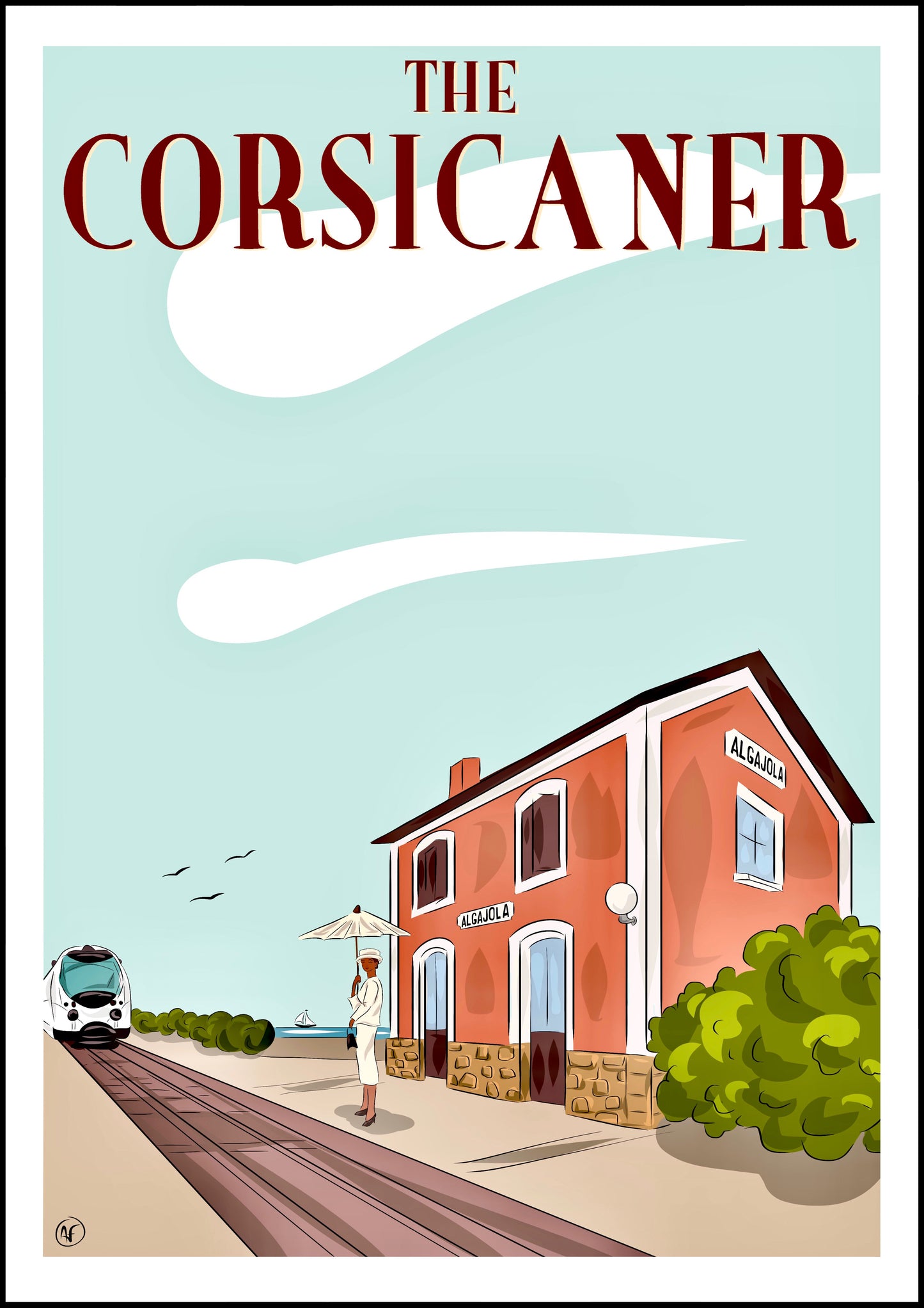 L’attente (tirage d’art - art print) - The Corsicaner