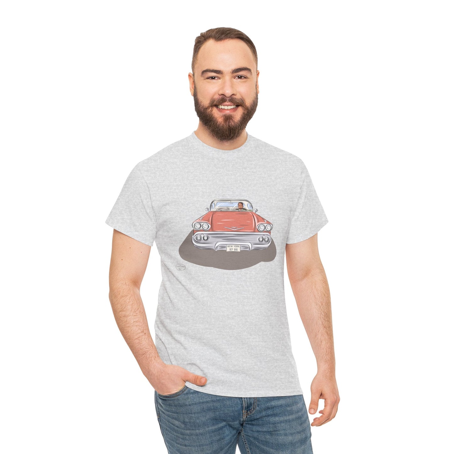 "Old Chevy" - T-shirt unisexe 100% coton éco - responsable - The Corsicaner