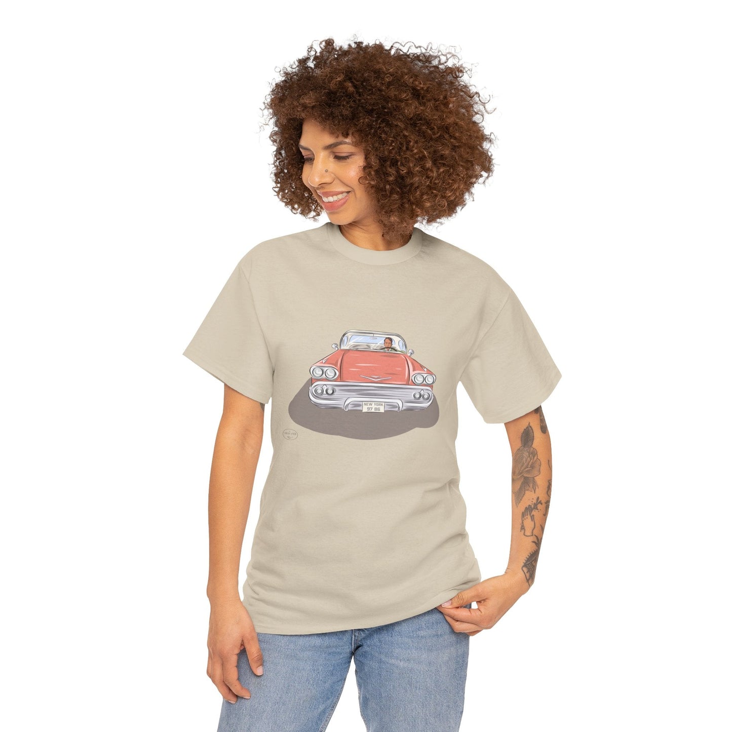 "Old Chevy" - T-shirt unisexe 100% coton éco - responsable - The Corsicaner