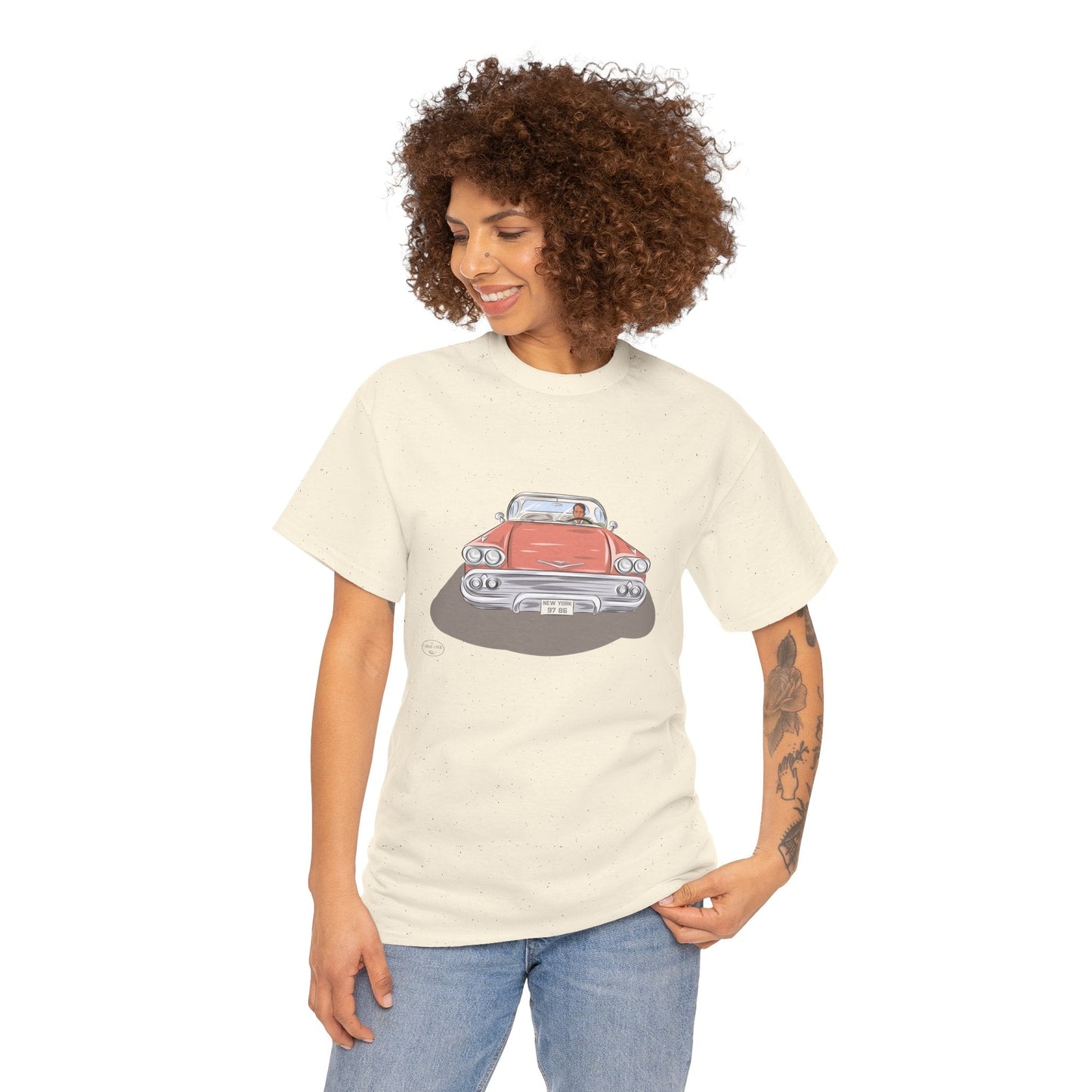 "Old Chevy" - T-shirt unisexe 100% coton éco - responsable - The Corsicaner
