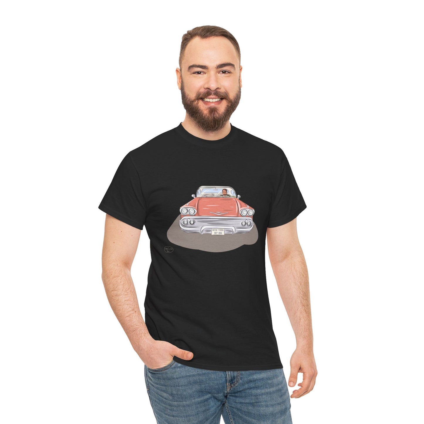 "Old Chevy" - T-shirt unisexe 100% coton éco - responsable - The Corsicaner
