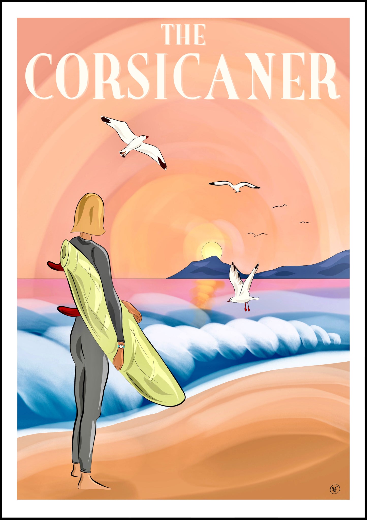 Sunset on the rock - The Corsicaner