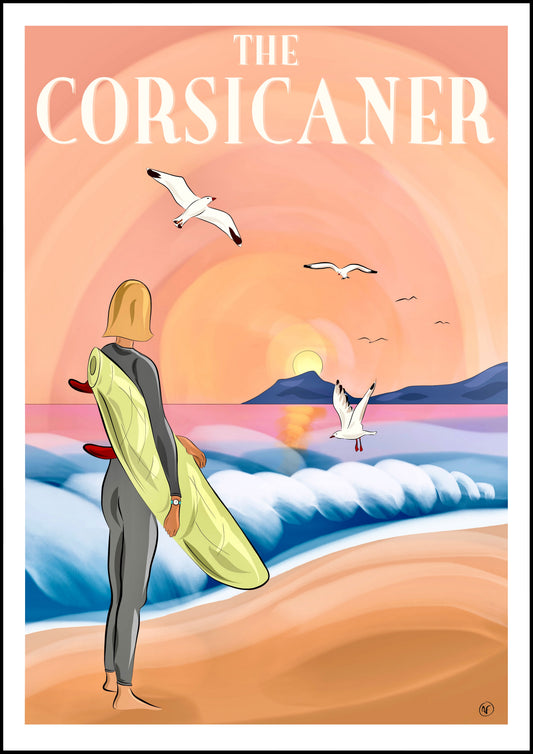 Sunset on the rock - The Corsicaner
