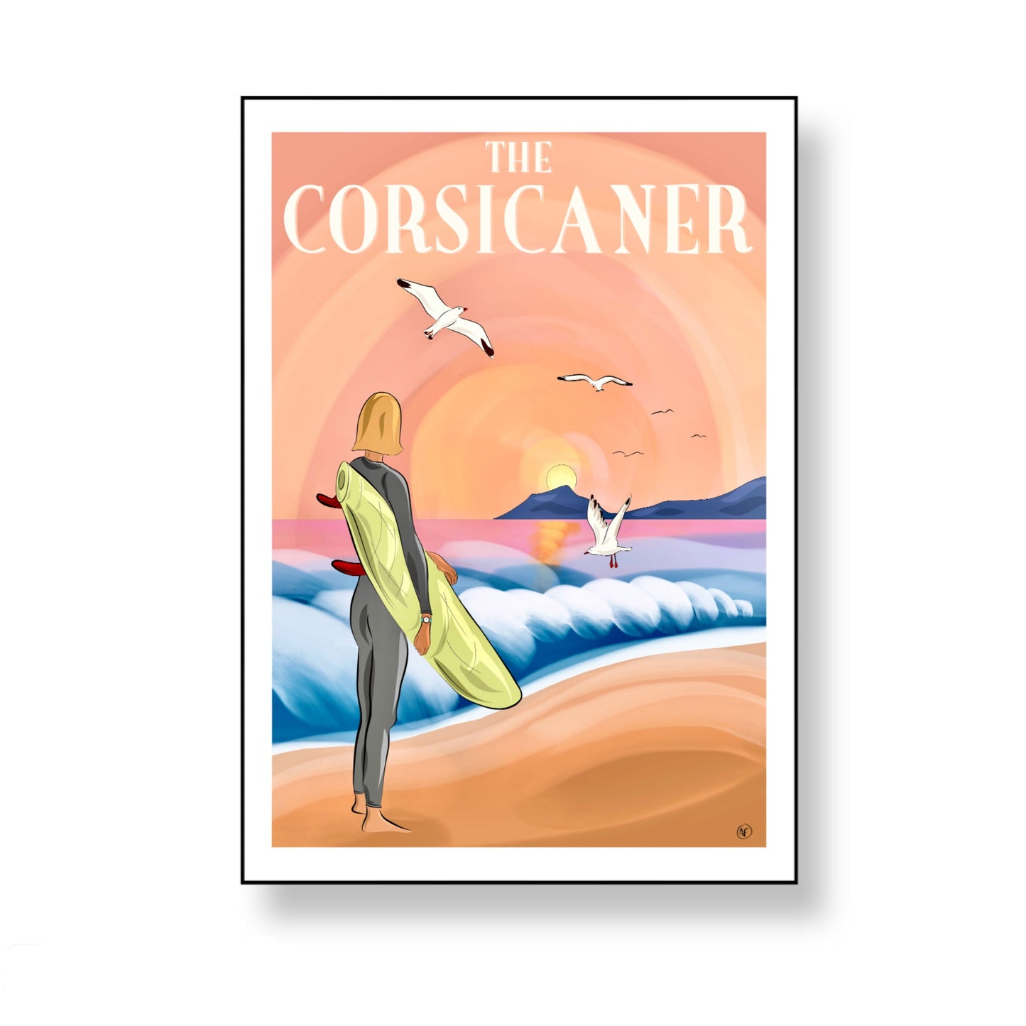 Sunset on the rock - The Corsicaner