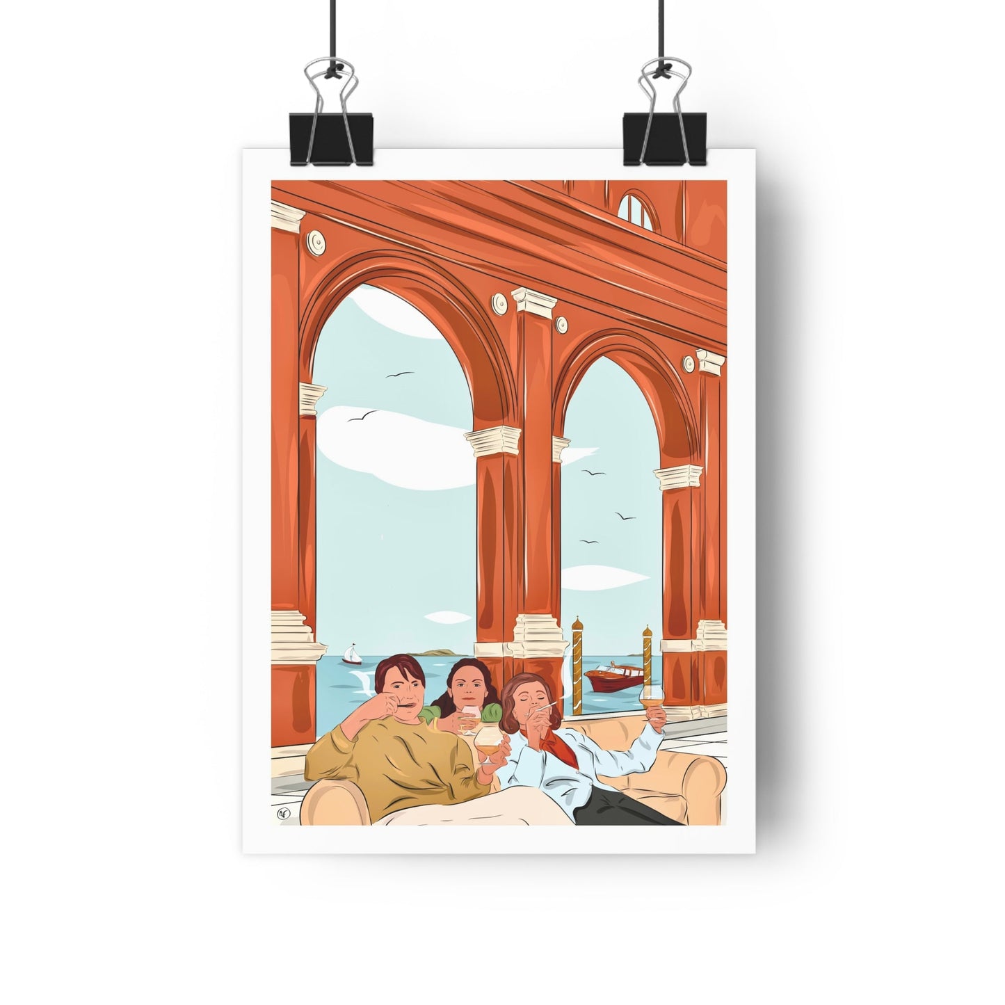 Tirages d’art de votre portrait format A4 - The Corsicaner