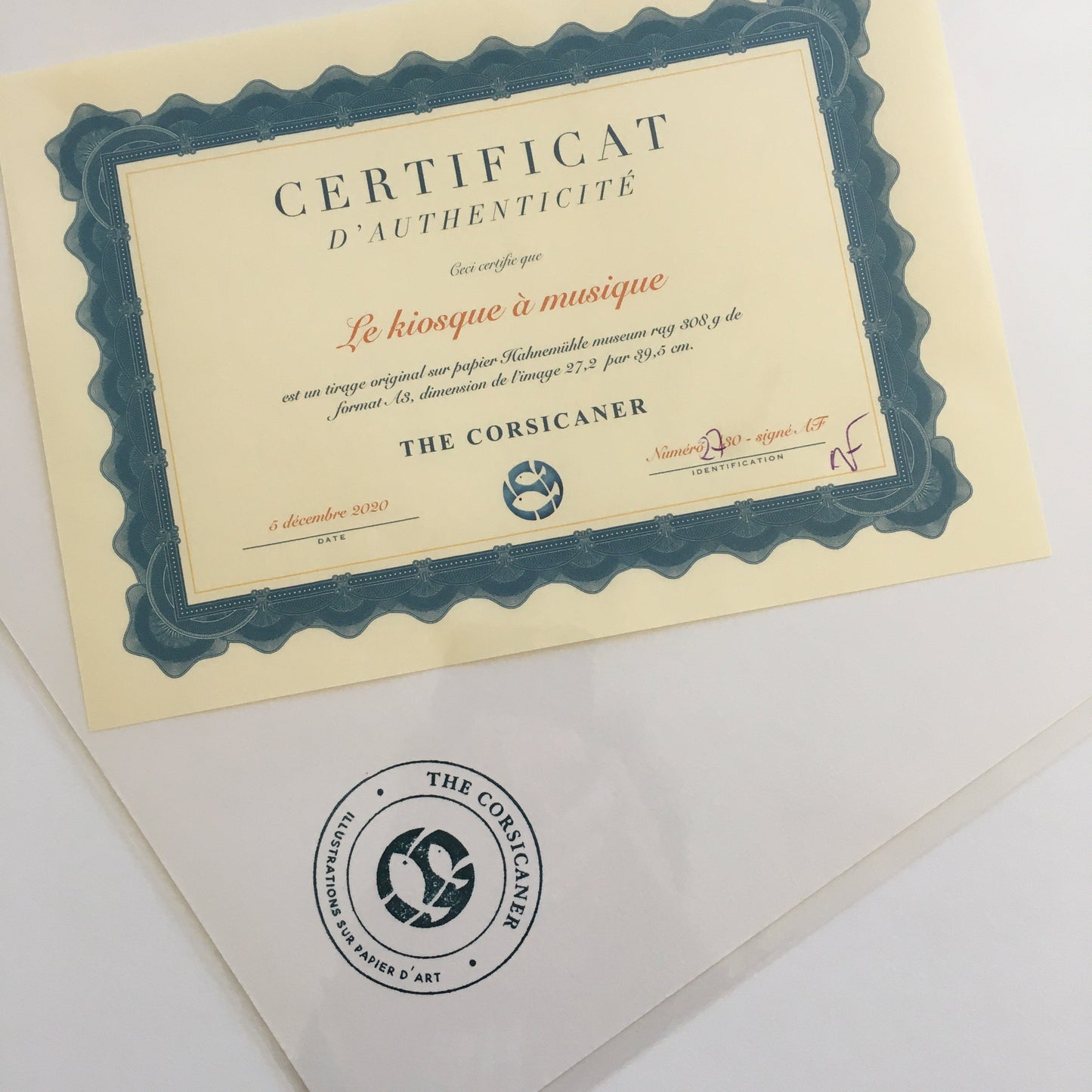 Dimanche matin à Ajaccio (tirage d’art) - The Corsicaner