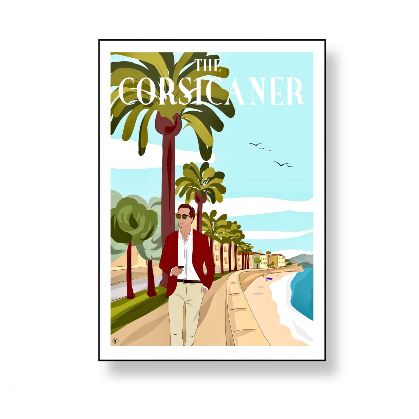 Dimanche matin à Ajaccio (tirage d’art) - The Corsicaner