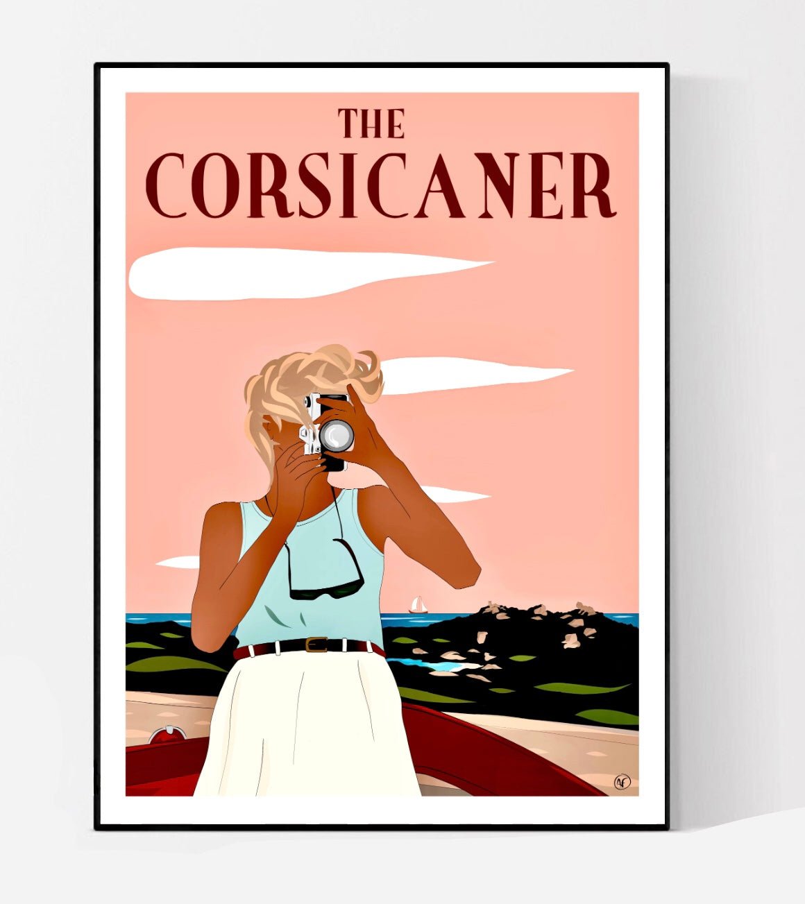 En passant par Roccapina (tirage d’art) - The Corsicaner