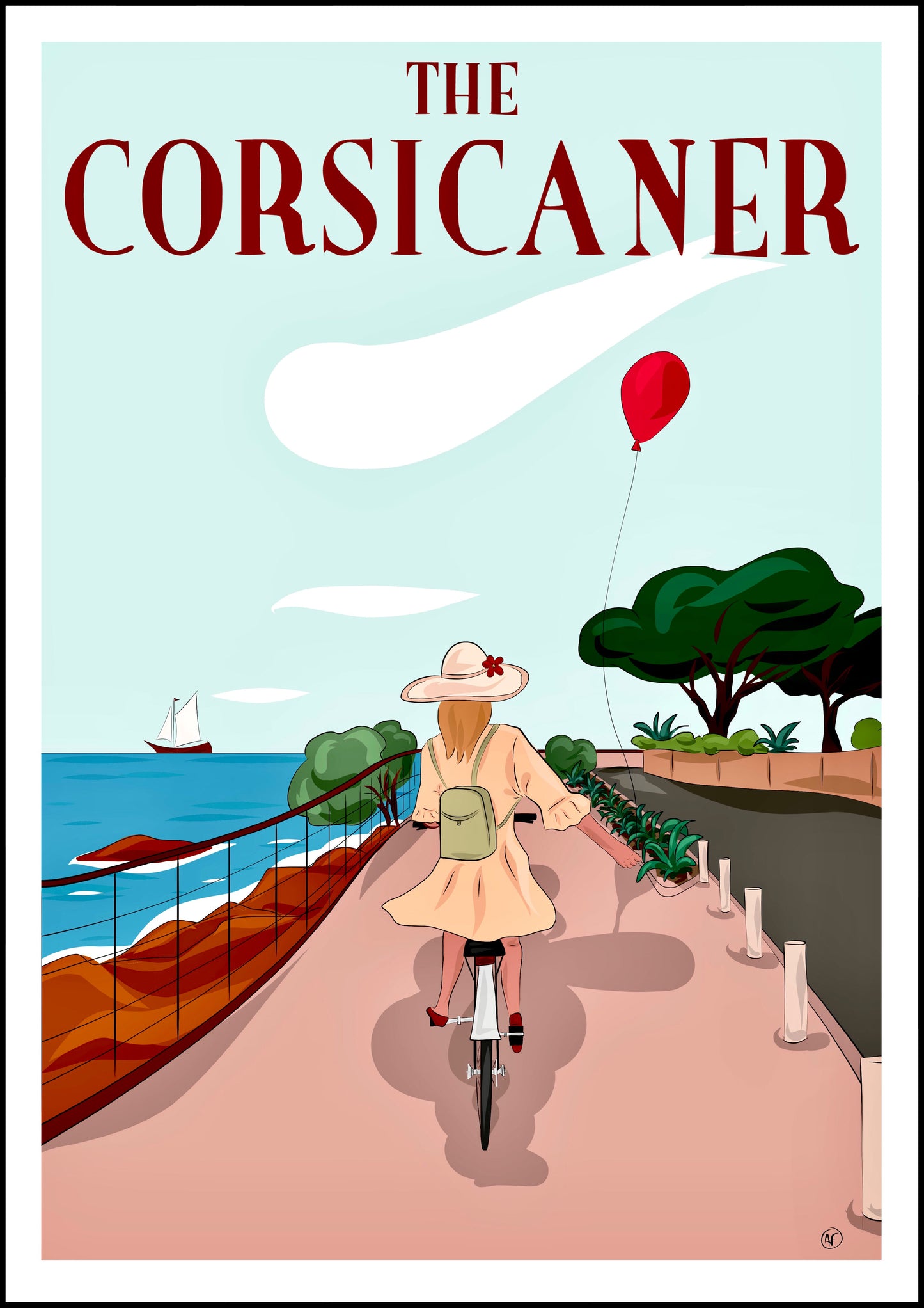 La fleur au chapeau (tirage d’art) - The Corsicaner