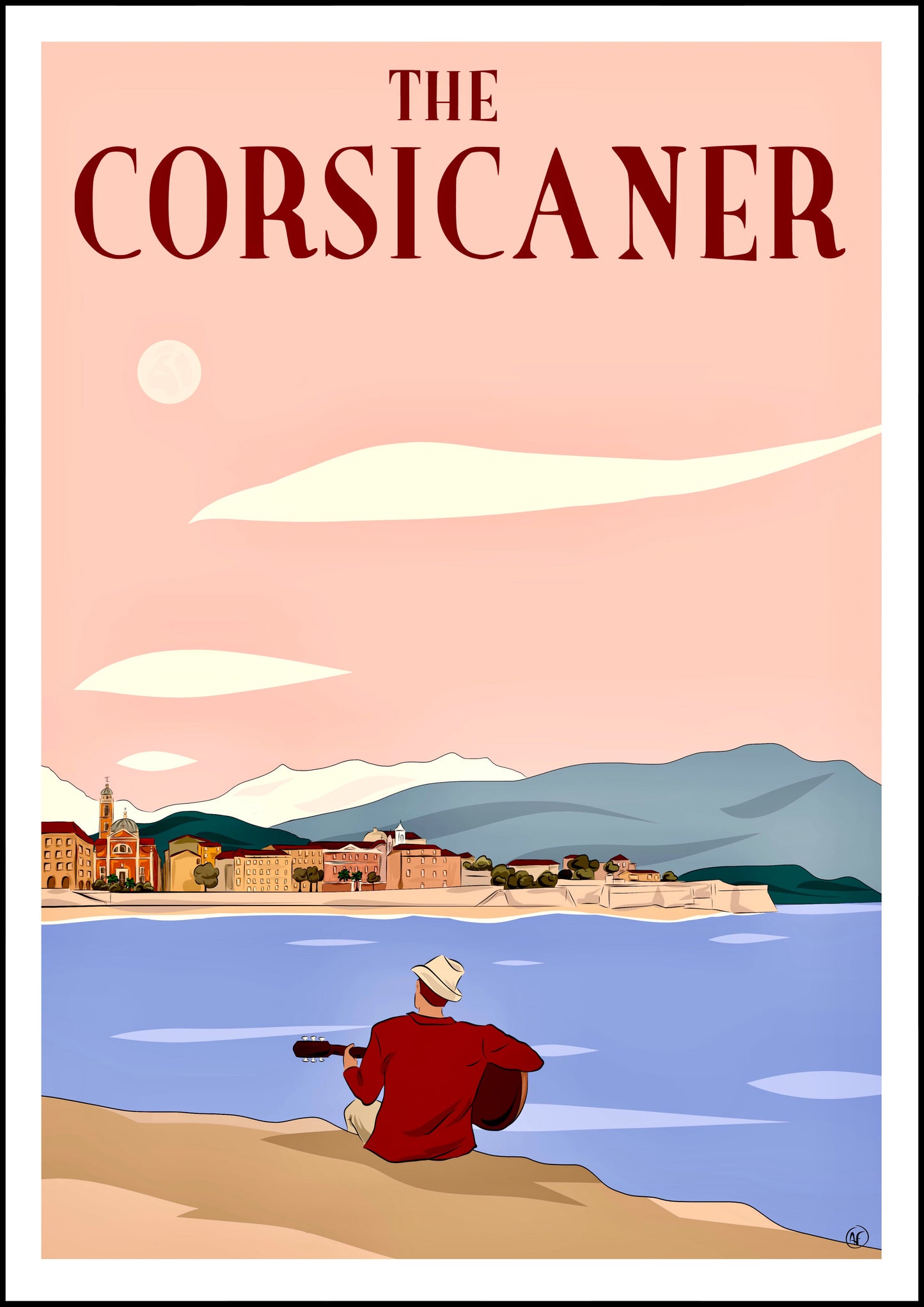 La promenade du soir (tirage d’art) - The Corsicaner