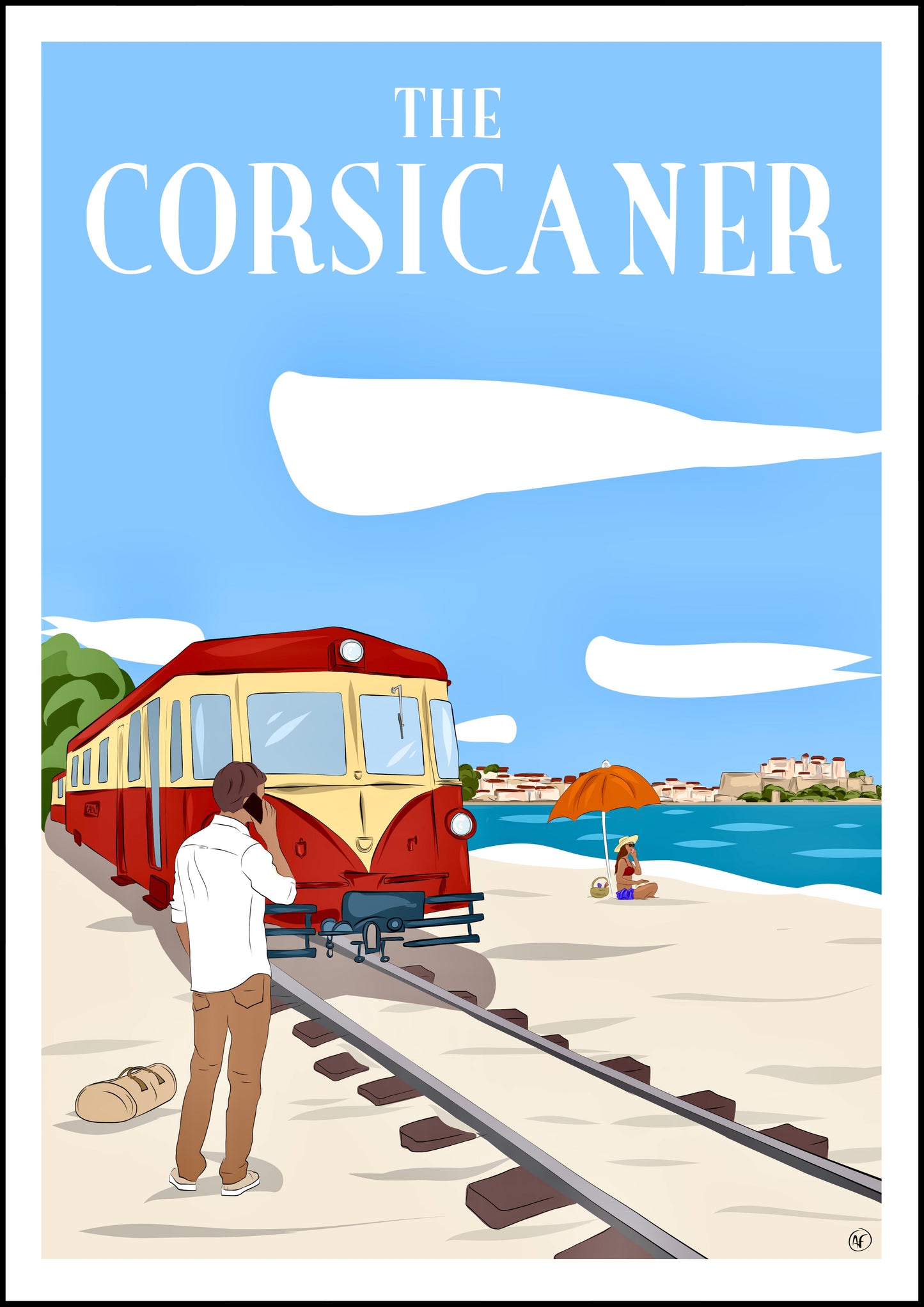L’arrêt du Lido (tirage d’art) - The Corsicaner