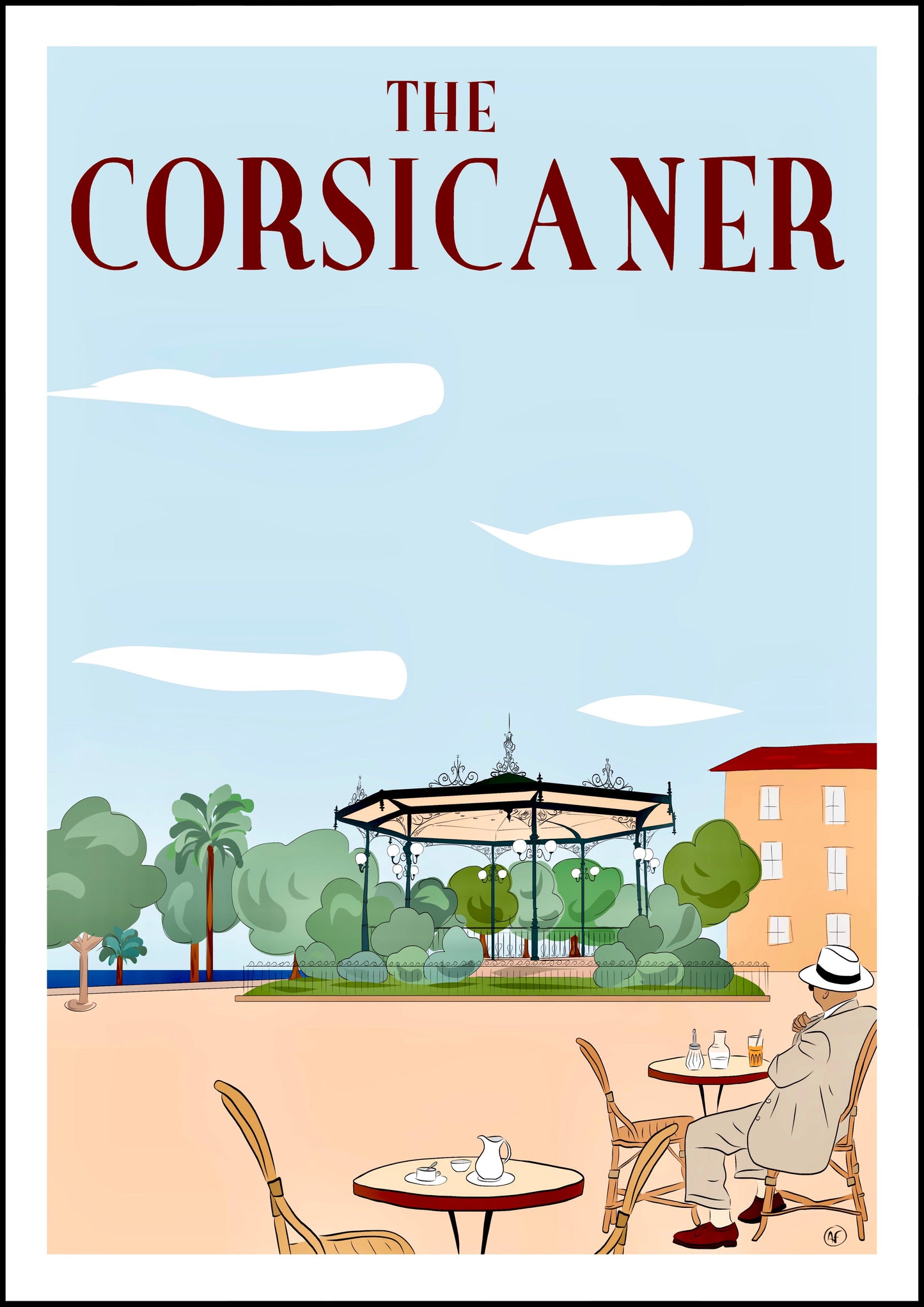 Le kiosque à musique (tirage d’art) - The Corsicaner