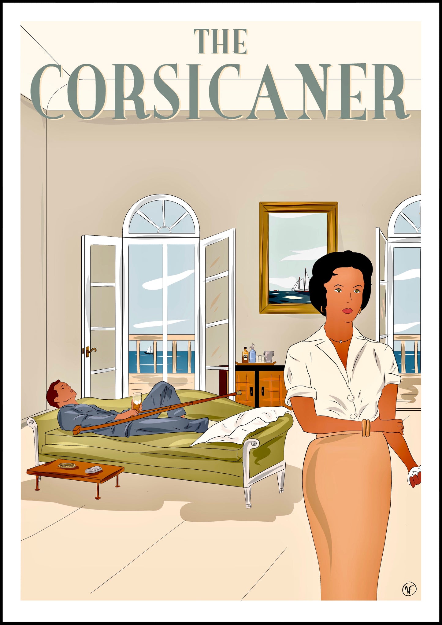 Les langueurs océanes (tirage d’art) - The Corsicaner