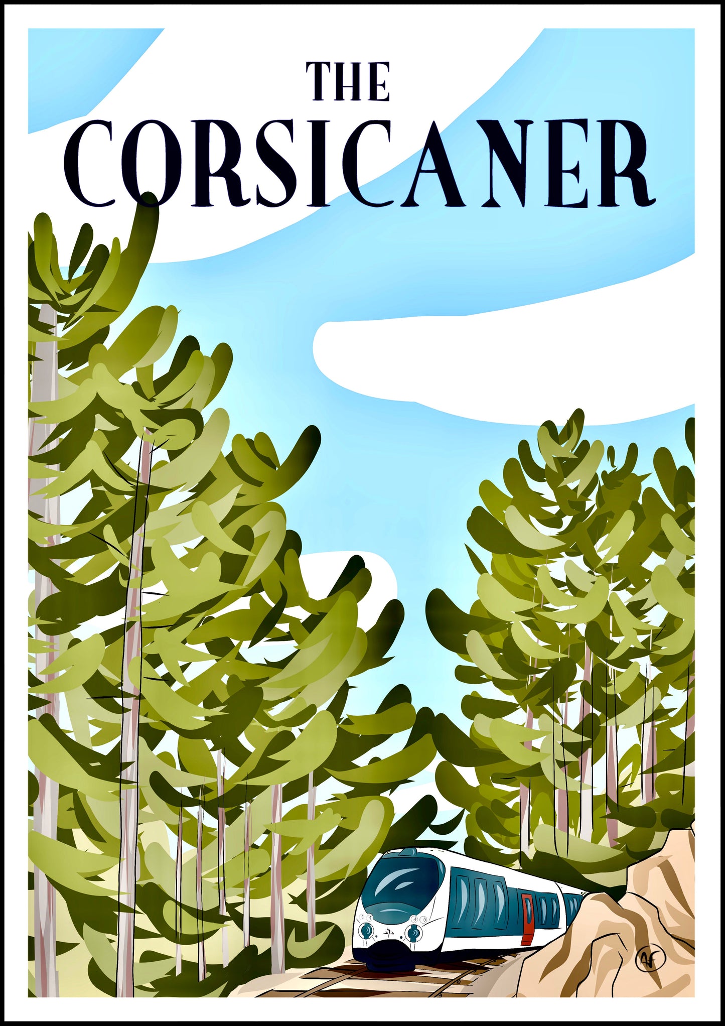 U trinigheddu à Vizzavona (tirage d’art) - The Corsicaner