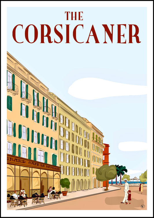 Un café au Napoléon (tirage d’art) - The Corsicaner