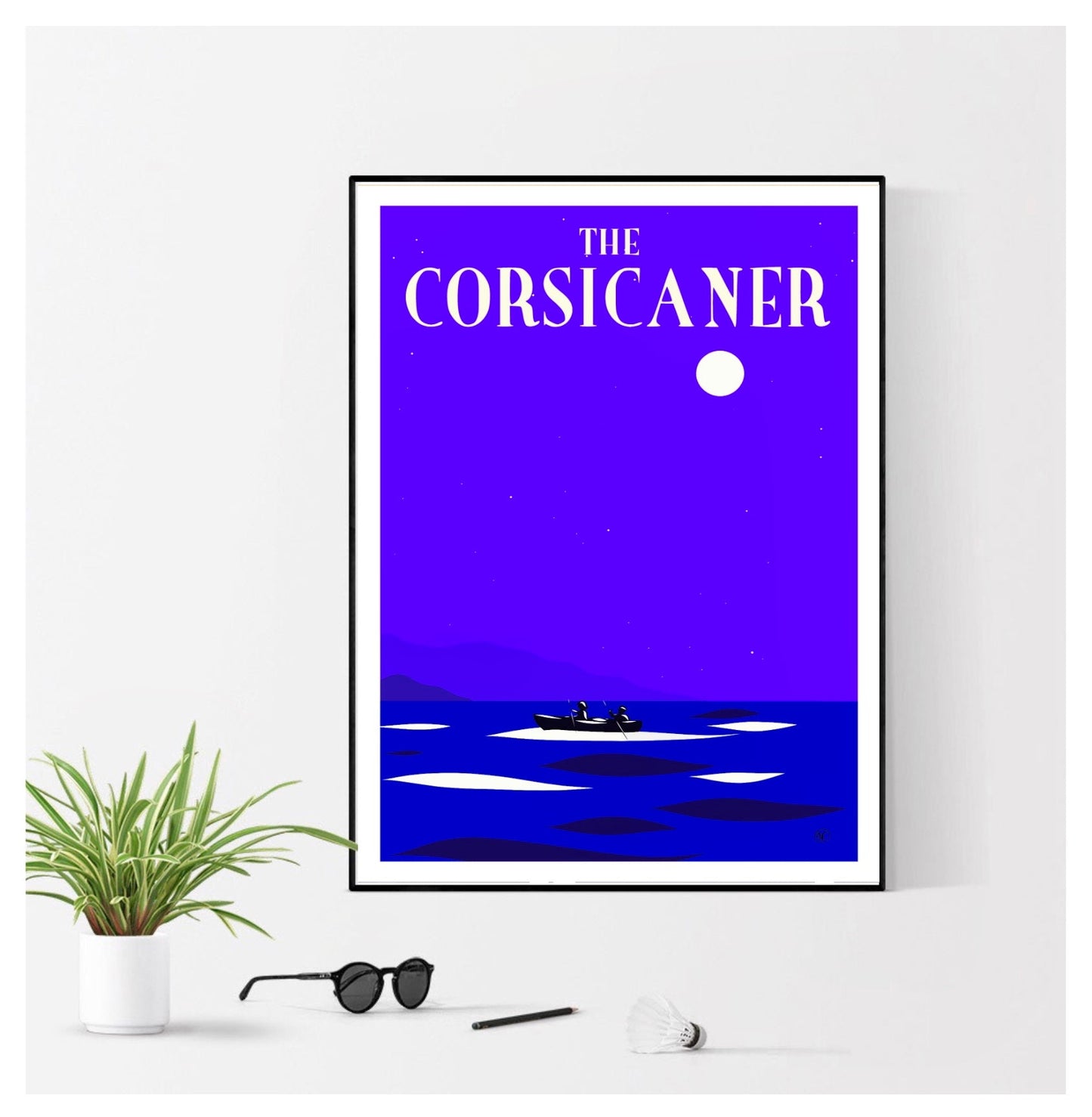 Un soir de pleine lune (tirage d’art) - The Corsicaner