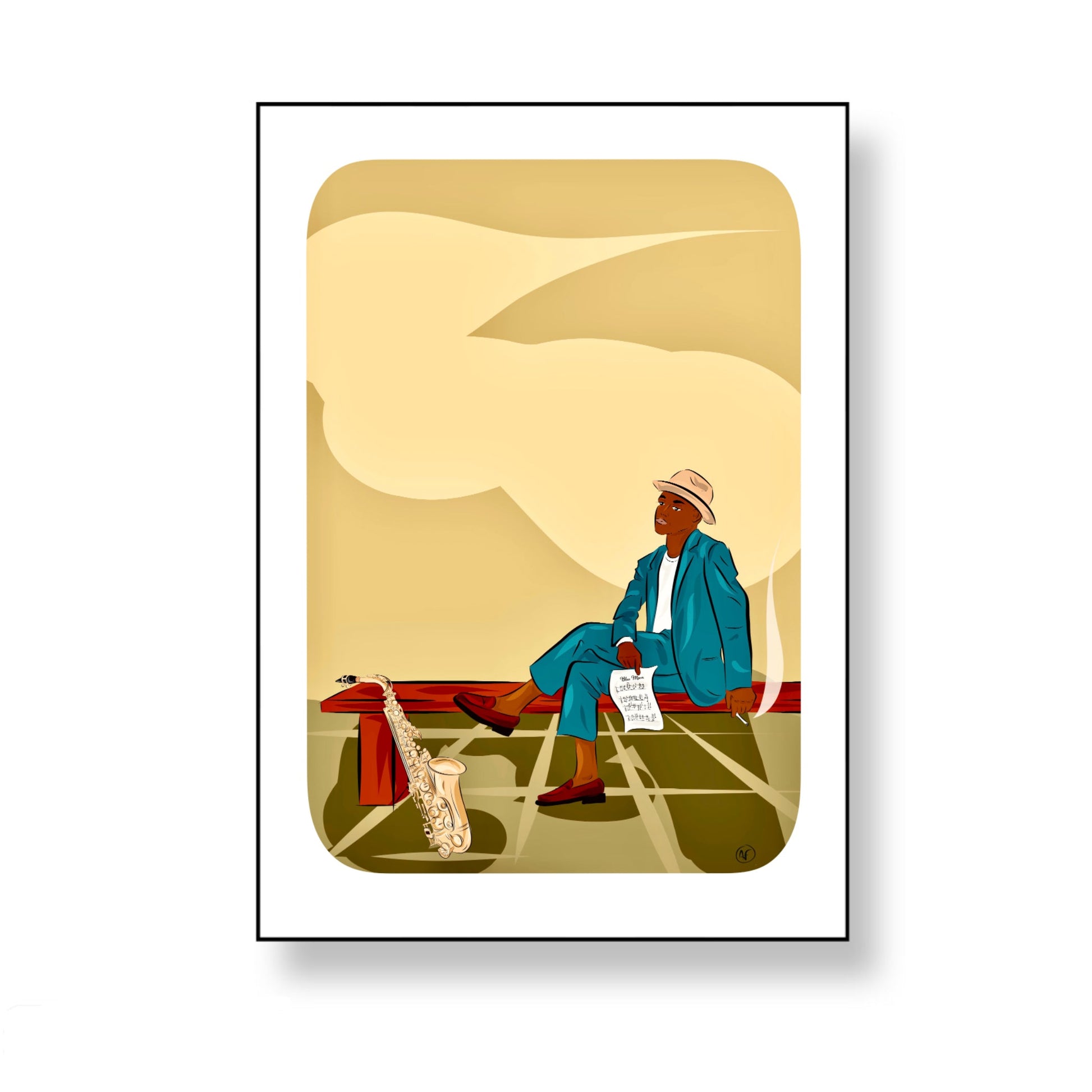 Blue Moon (tirage d’art) - The Corsicaner