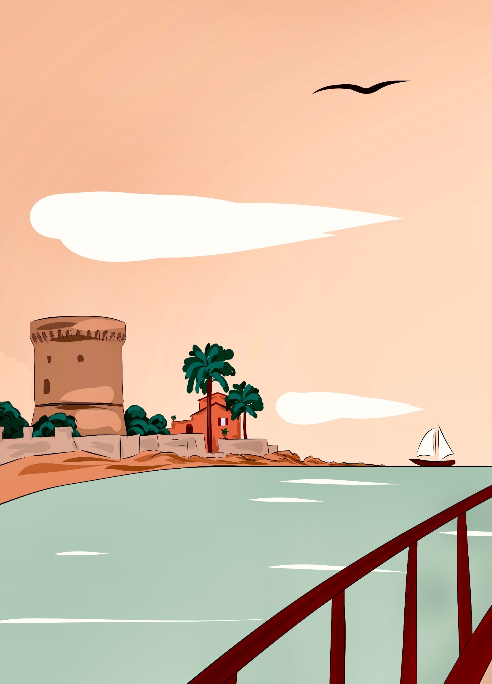 Cap sur le cap (tirage d’art) - The Corsicaner
