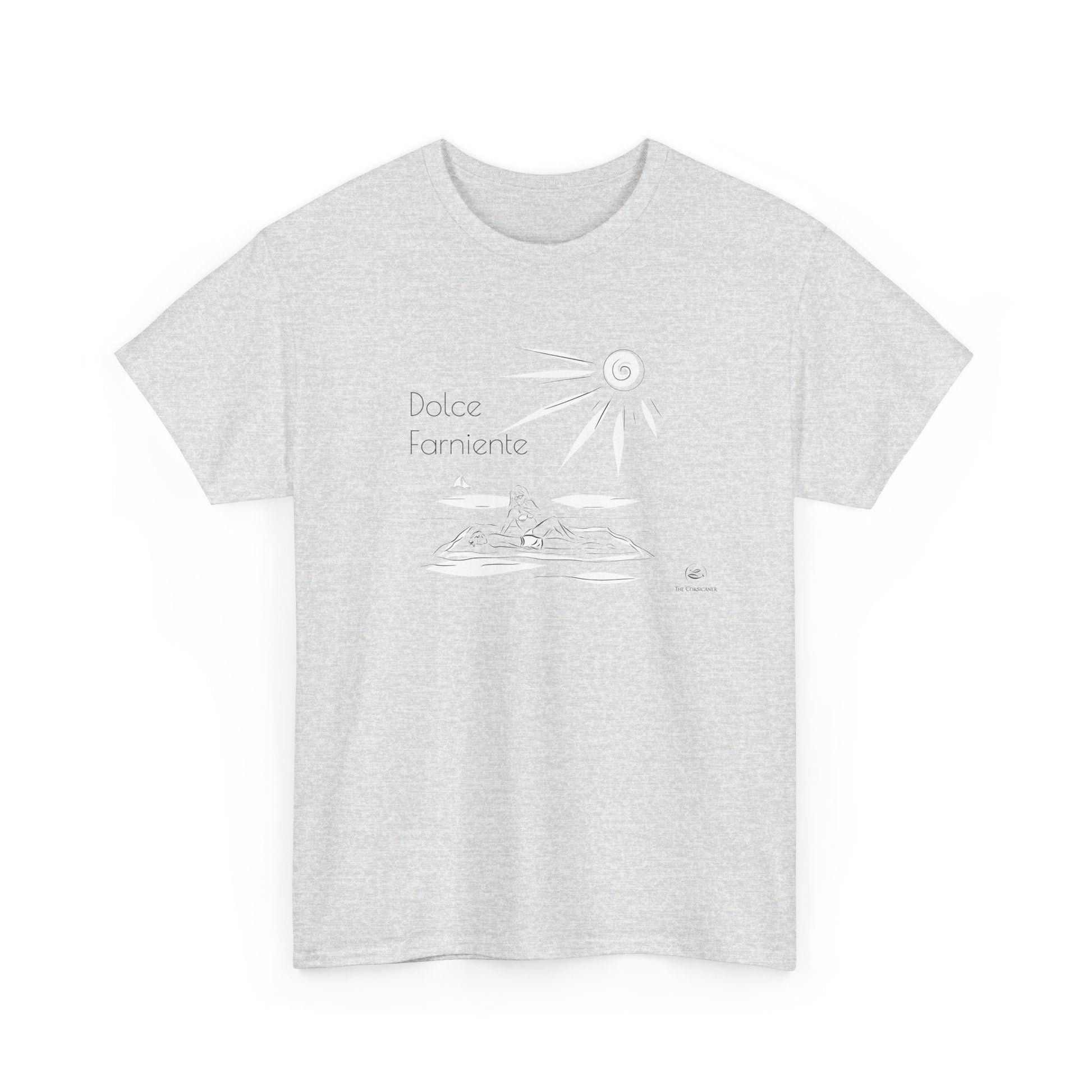 "Dolce Farniente" T-shirt unisexe 100% coton éco - responsable - The Corsicaner