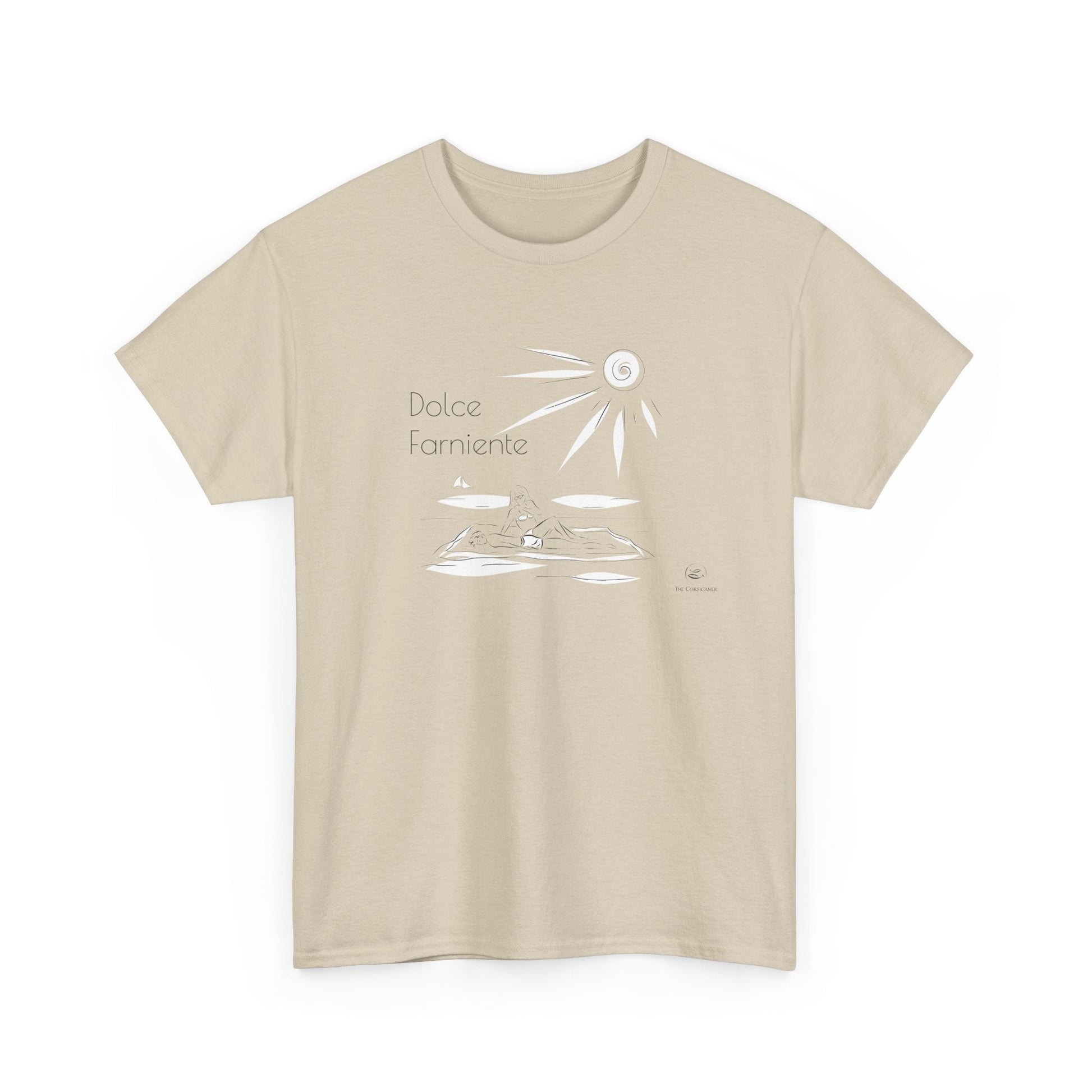 "Dolce Farniente" T-shirt unisexe 100% coton éco - responsable - The Corsicaner