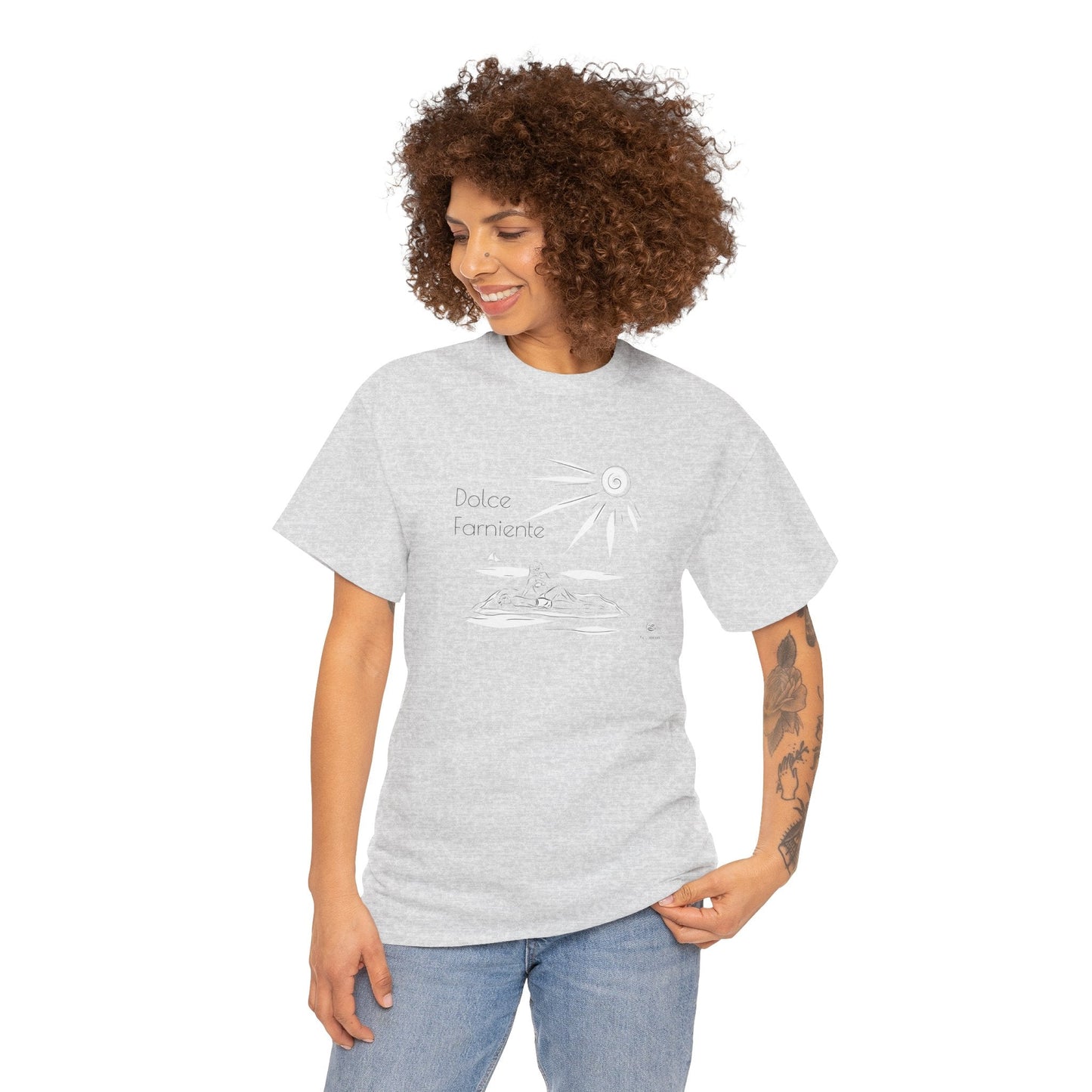 "Dolce Farniente" T-shirt unisexe 100% coton éco - responsable - The Corsicaner