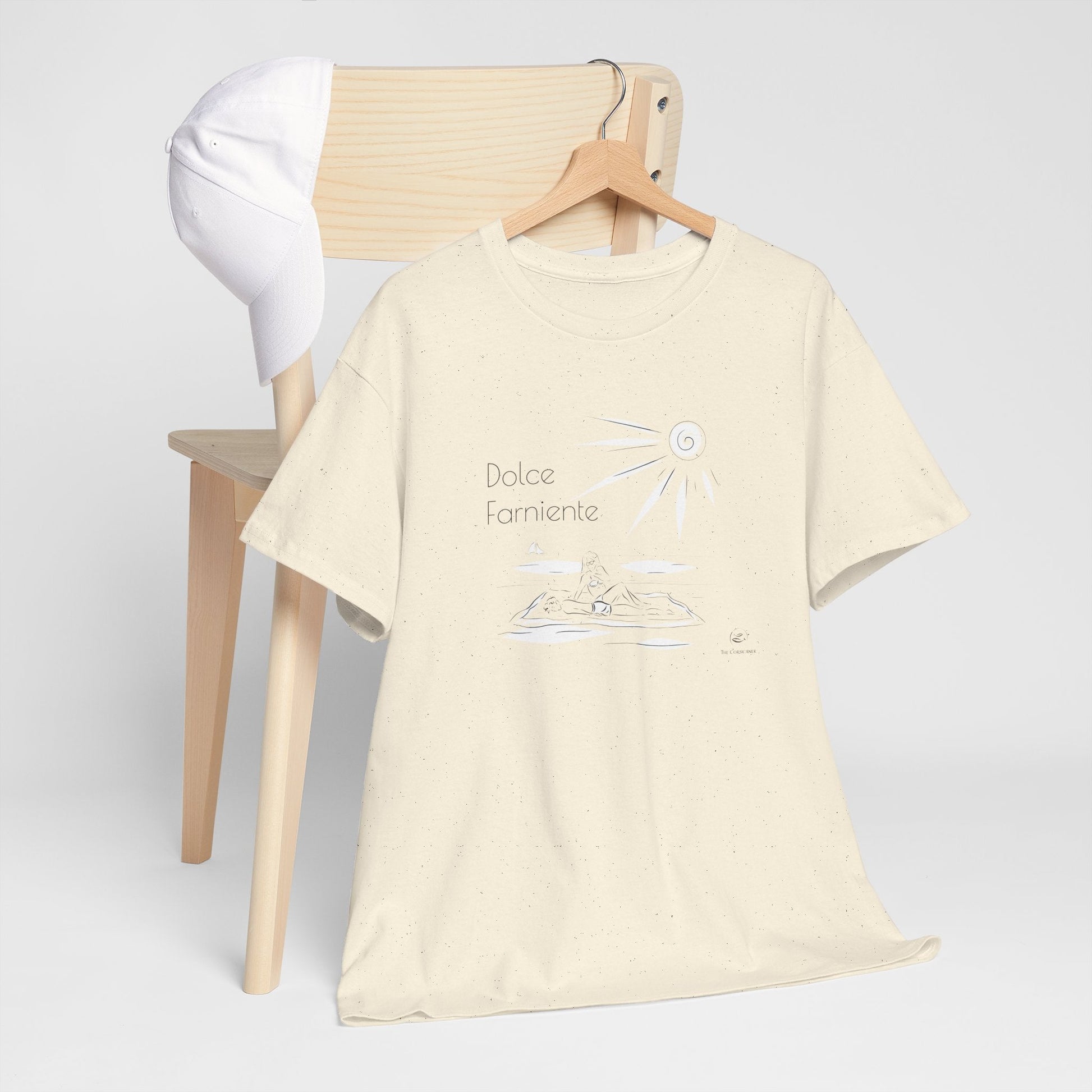 "Dolce Farniente" T-shirt unisexe 100% coton éco - responsable - The Corsicaner
