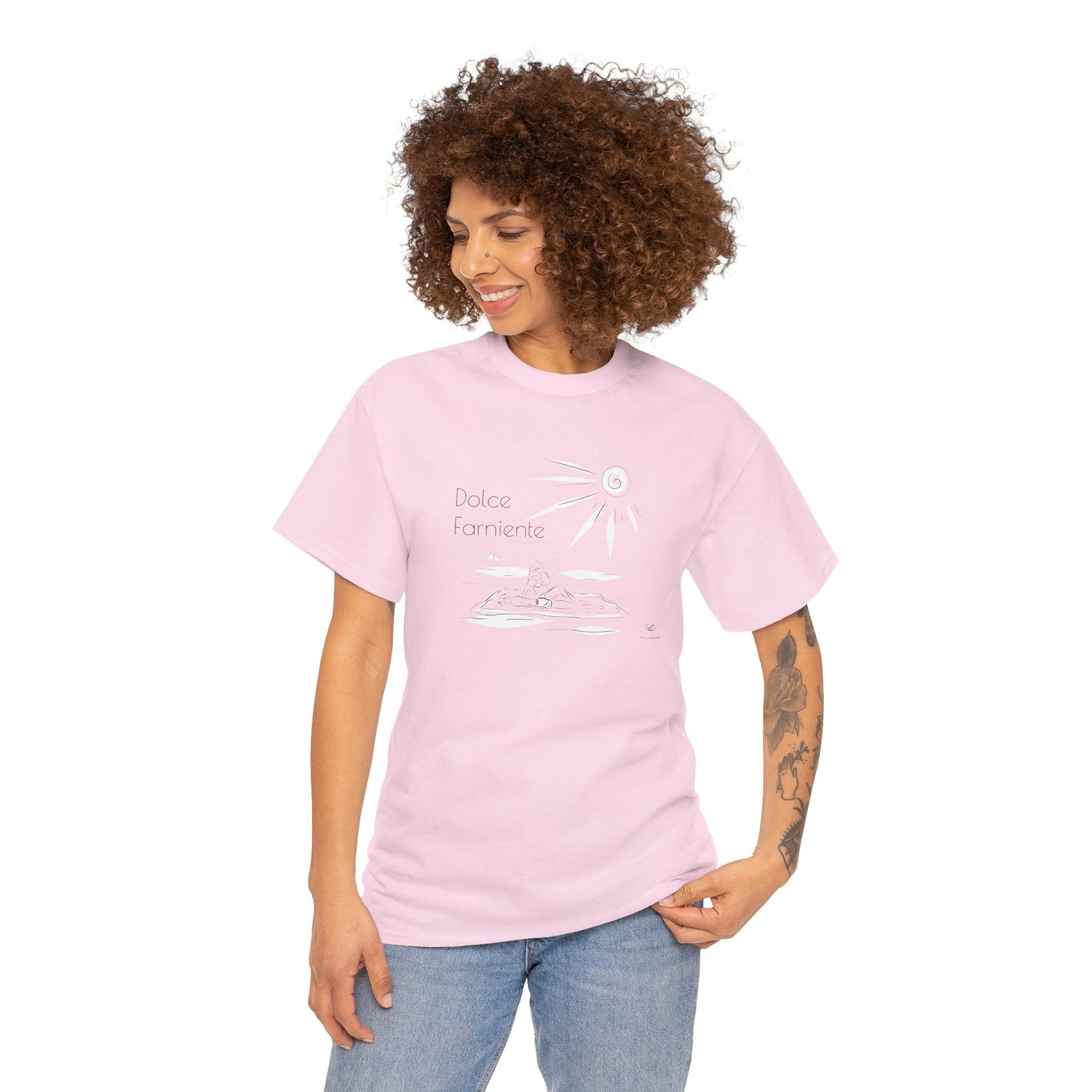 "Dolce Farniente" T-shirt unisexe 100% coton éco - responsable - The Corsicaner