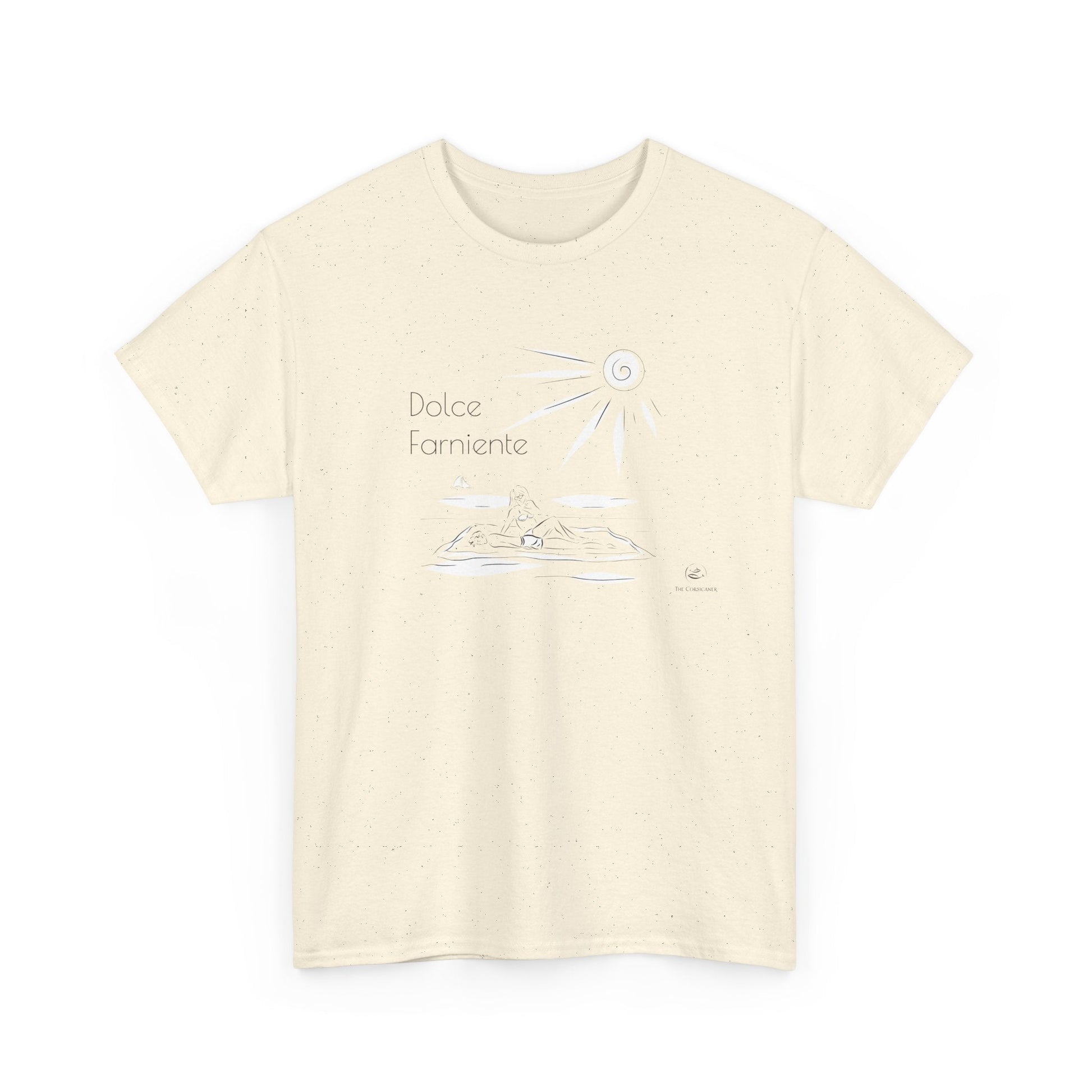 "Dolce Farniente" T-shirt unisexe 100% coton éco - responsable - The Corsicaner