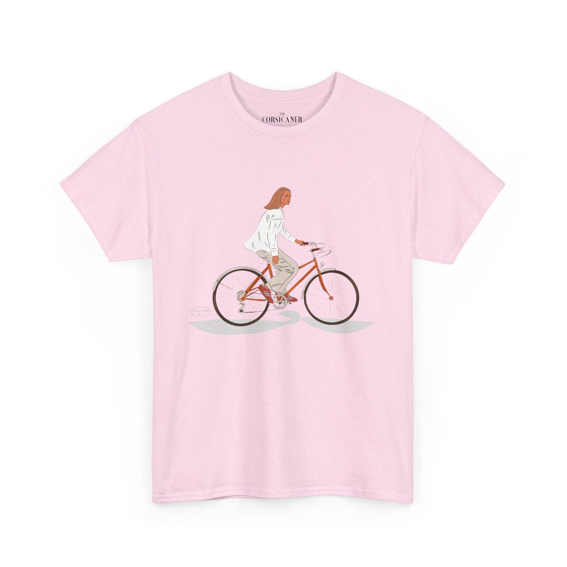 "La bicyclette" - T-shirt unisexe 100% coton éco - responsable - The Corsicaner
