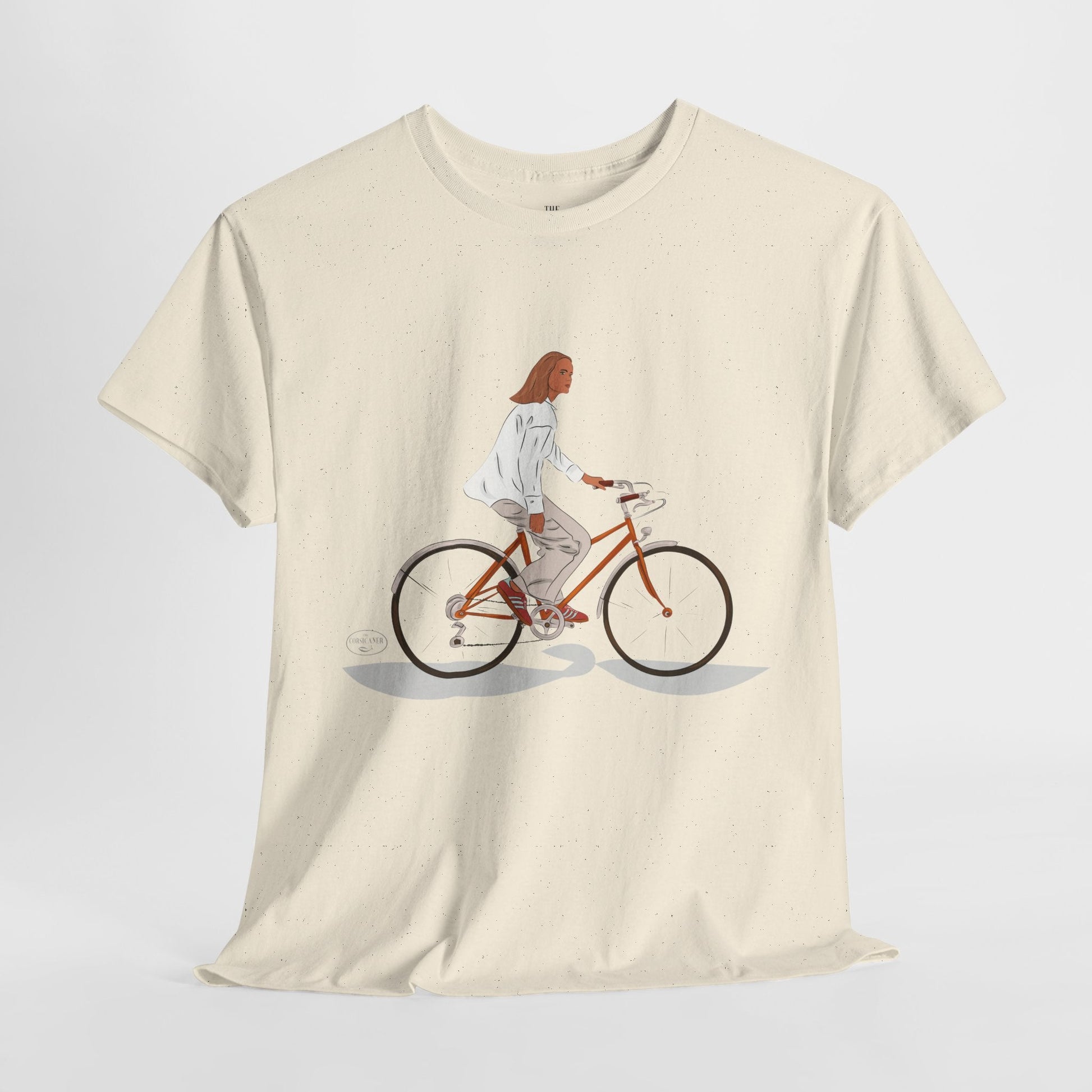 "La bicyclette" - T-shirt unisexe 100% coton éco - responsable - The Corsicaner