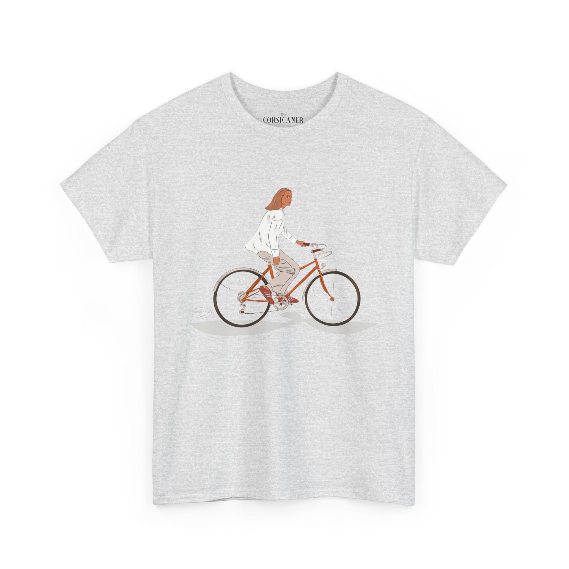 "La bicyclette" - T-shirt unisexe 100% coton éco - responsable - The Corsicaner