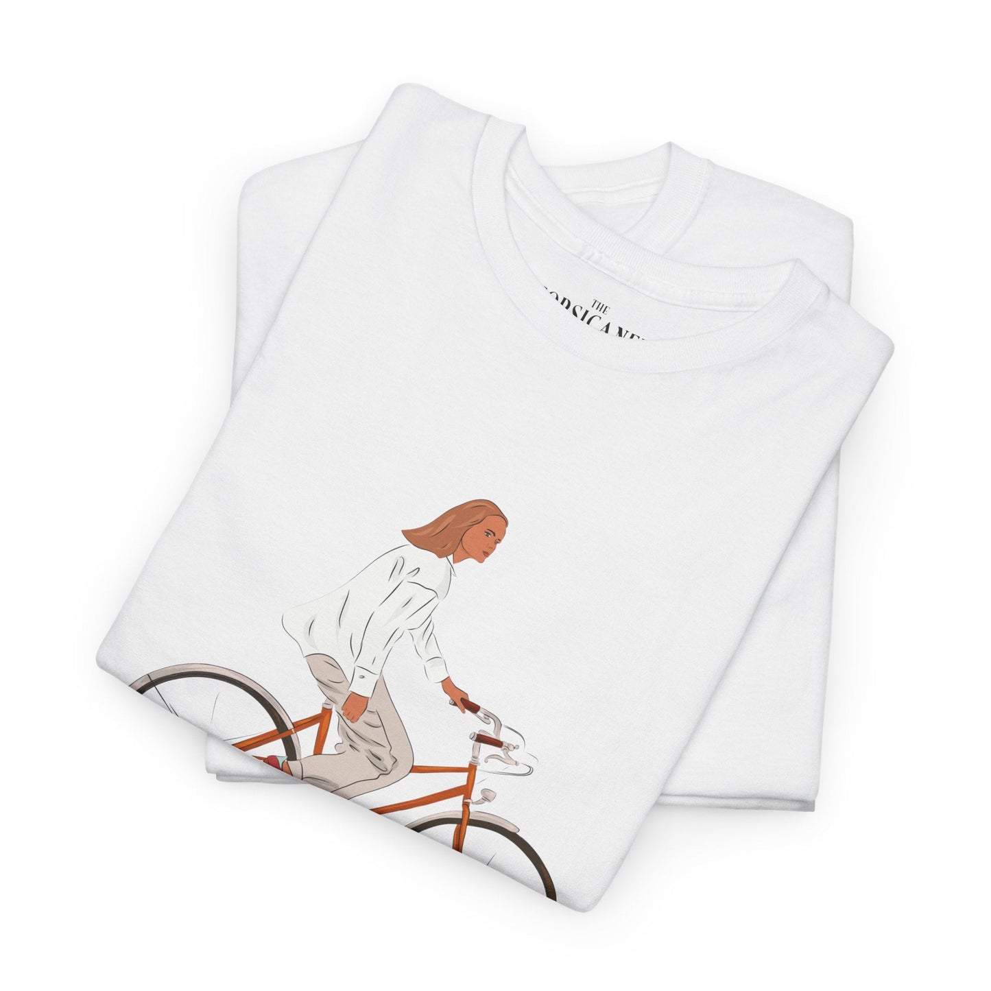 "La bicyclette" - T-shirt unisexe 100% coton éco - responsable - The Corsicaner