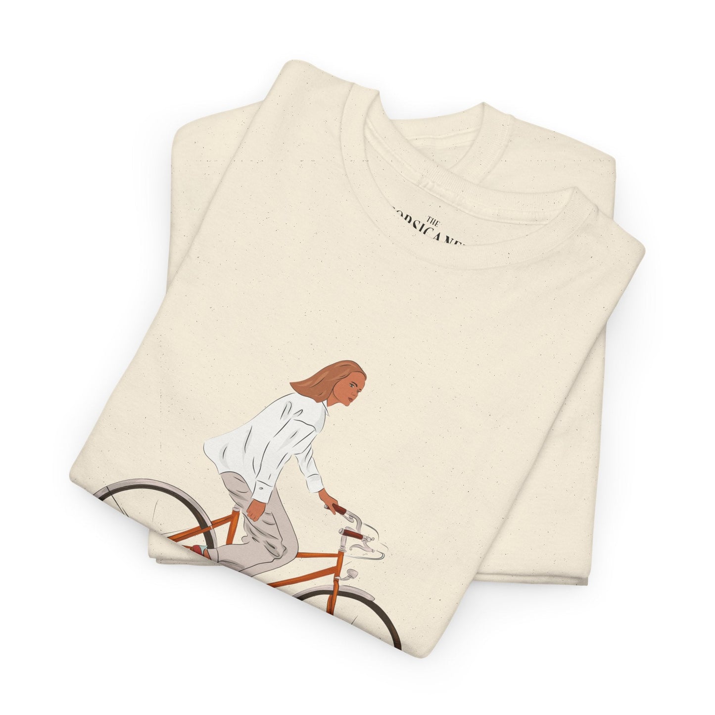 "La bicyclette" - T-shirt unisexe 100% coton éco - responsable - The Corsicaner