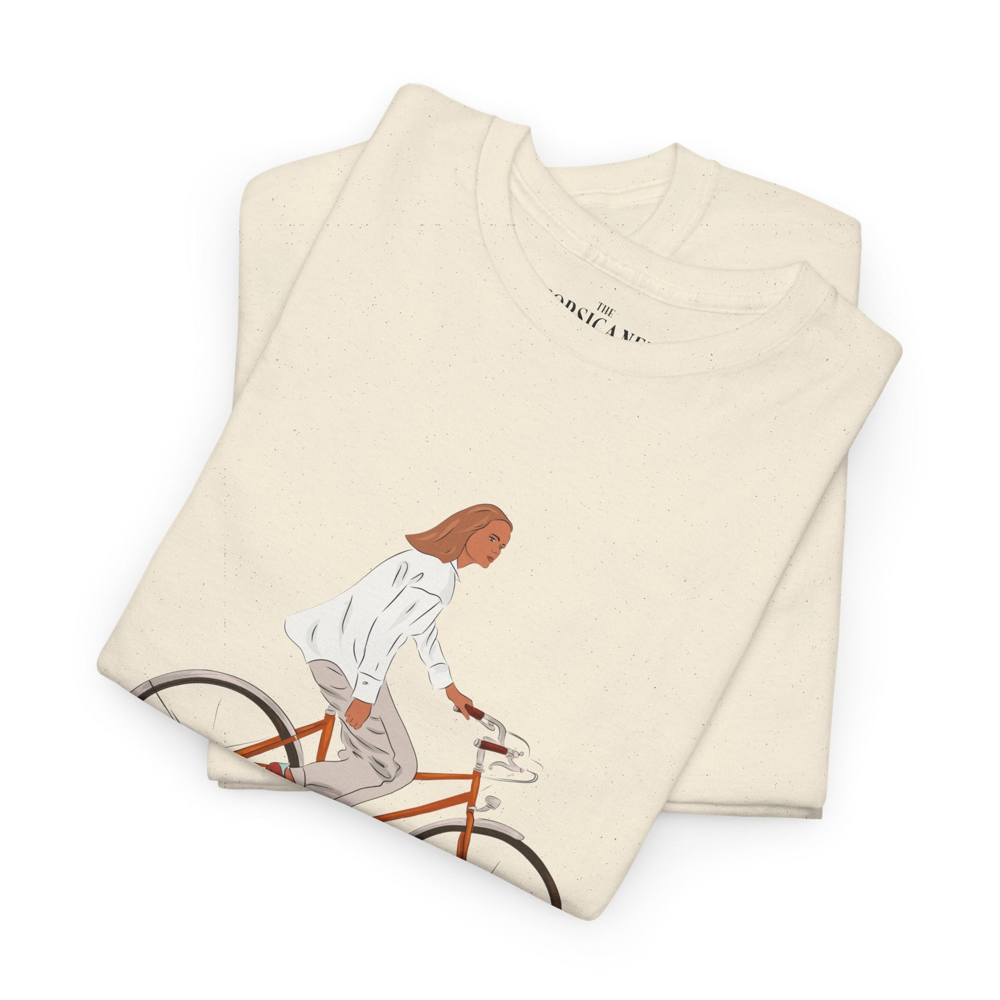 "La bicyclette" - T-shirt unisexe 100% coton éco - responsable - The Corsicaner