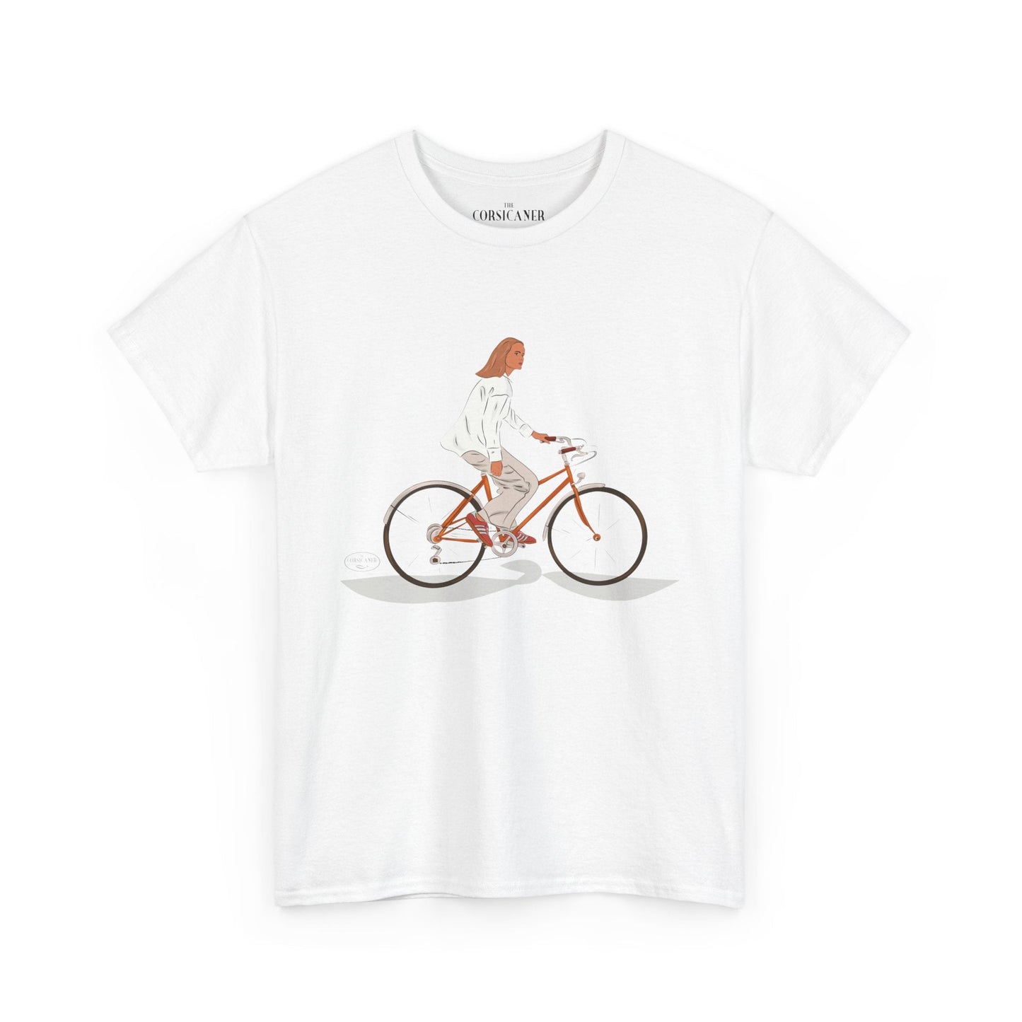 "La bicyclette" - T-shirt unisexe 100% coton éco - responsable - The Corsicaner