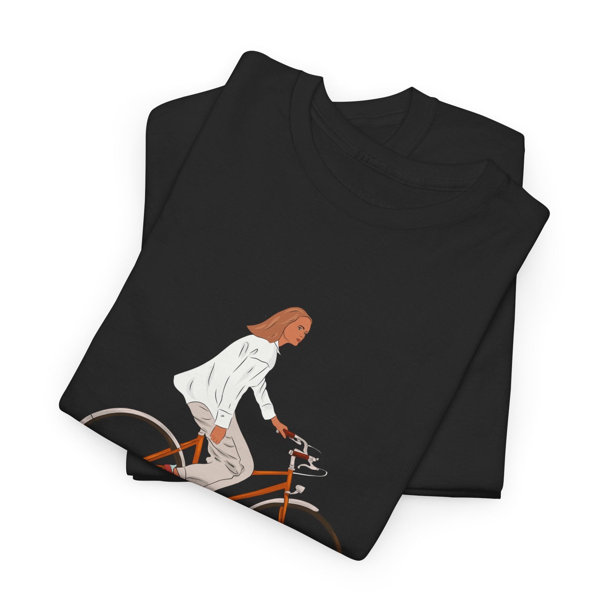 "La bicyclette" - T-shirt unisexe 100% coton éco - responsable - The Corsicaner