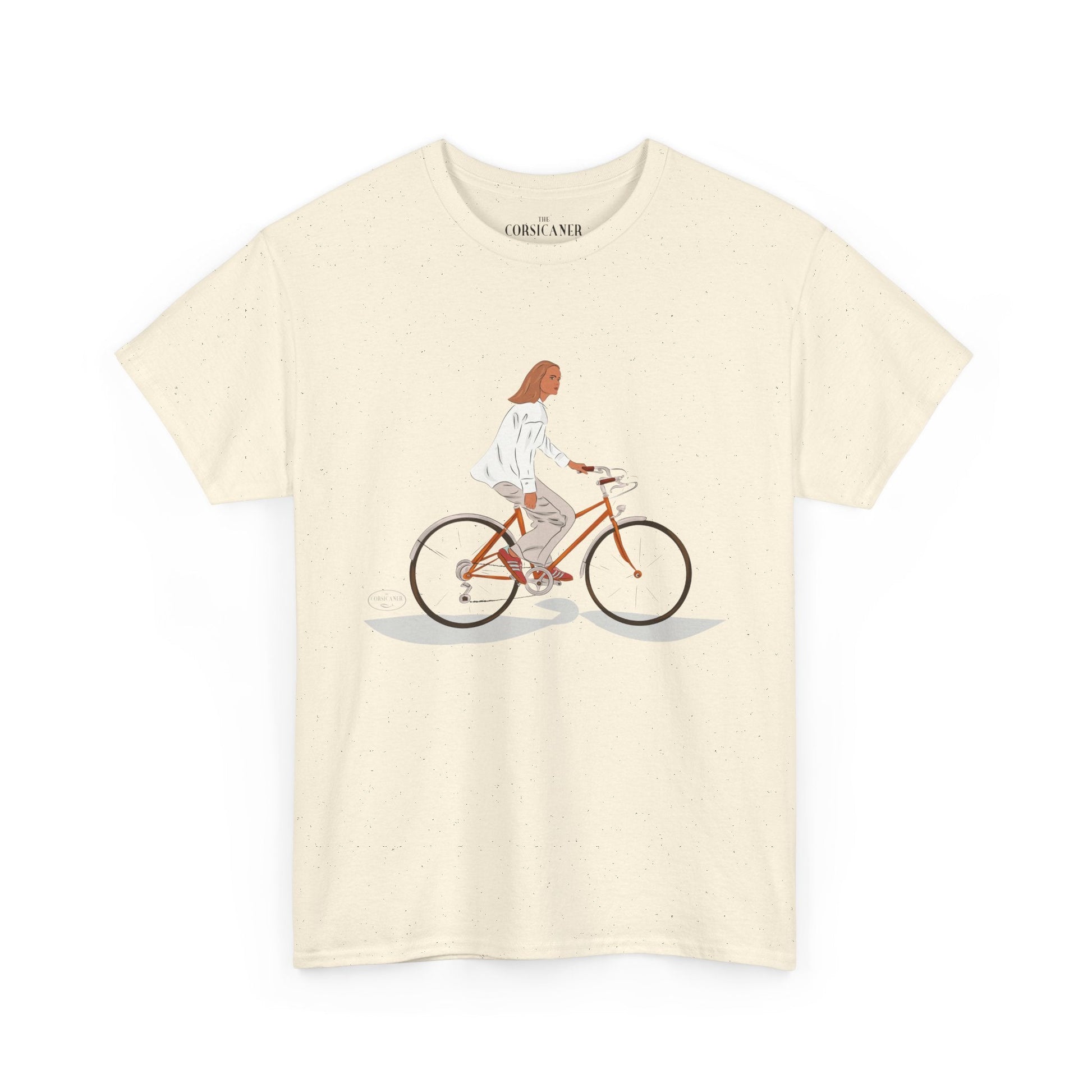 "La bicyclette" - T-shirt unisexe 100% coton éco - responsable - The Corsicaner