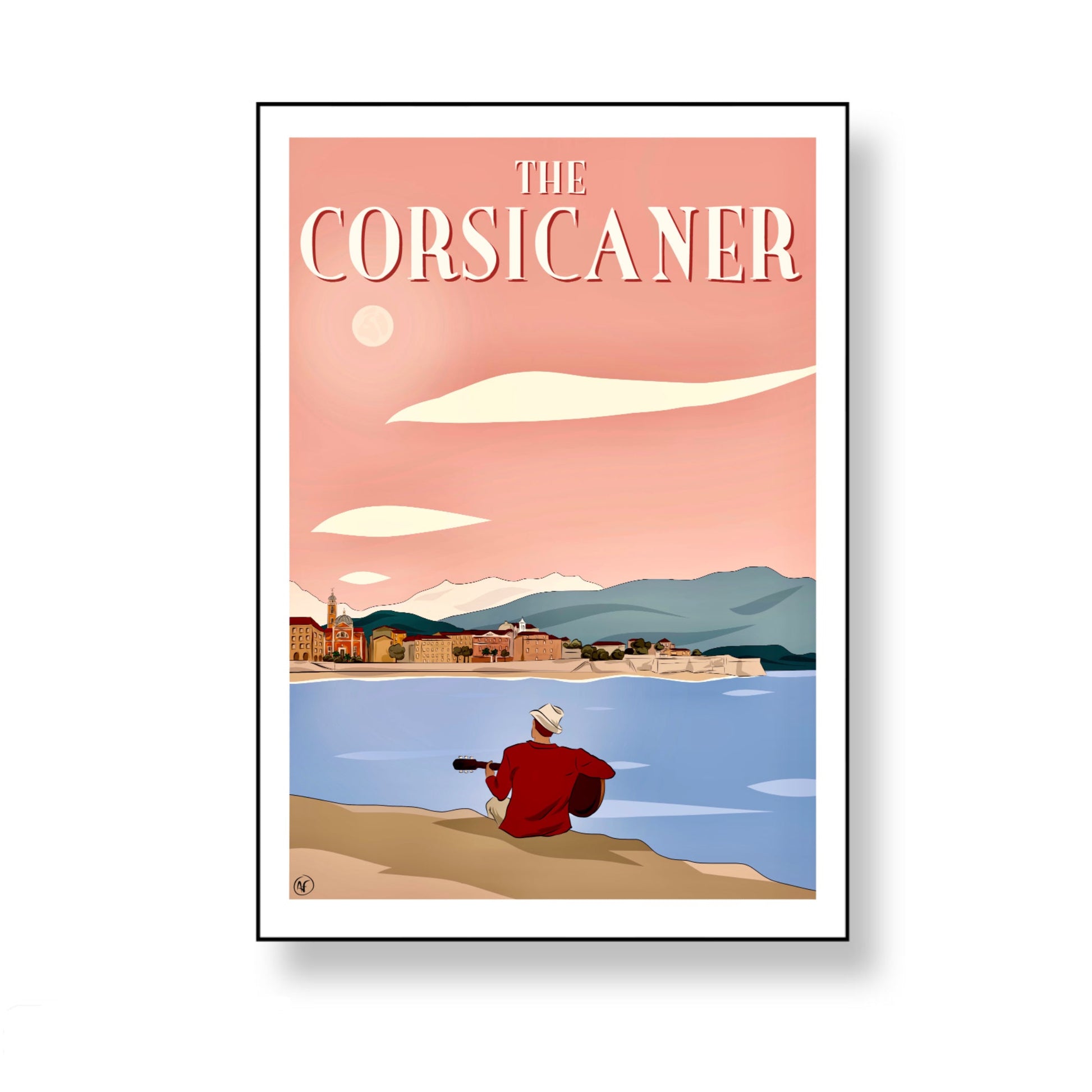 La promenade du soir (tirage d’art) - The Corsicaner